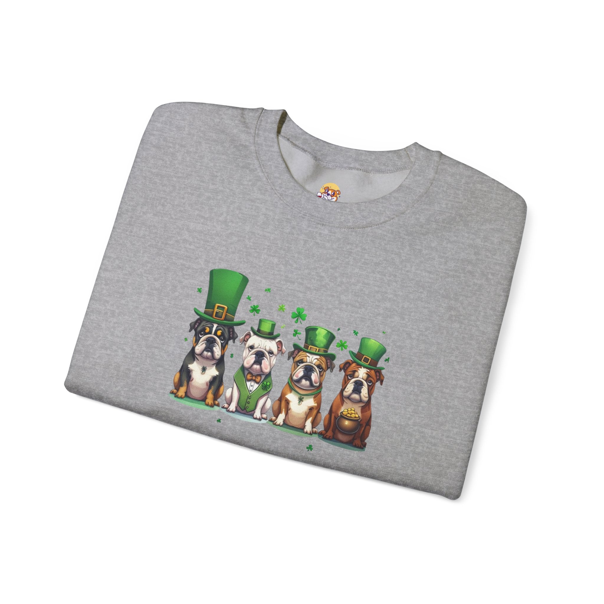 Tipsy Bully St. Patrick's Day Sweatshirt: Leprechauns (English)