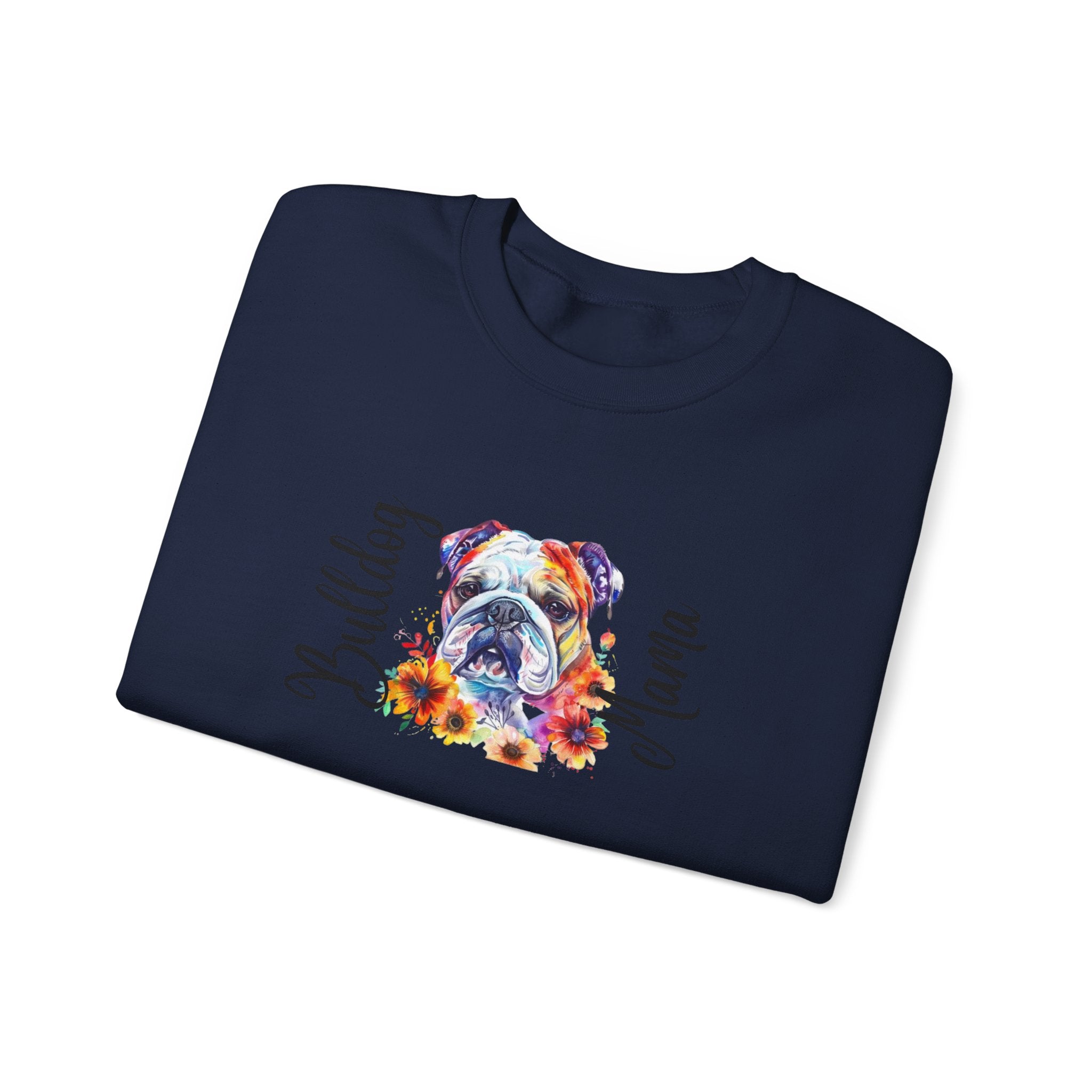"Bulldog Mama" crew neck sweatshirt (English)