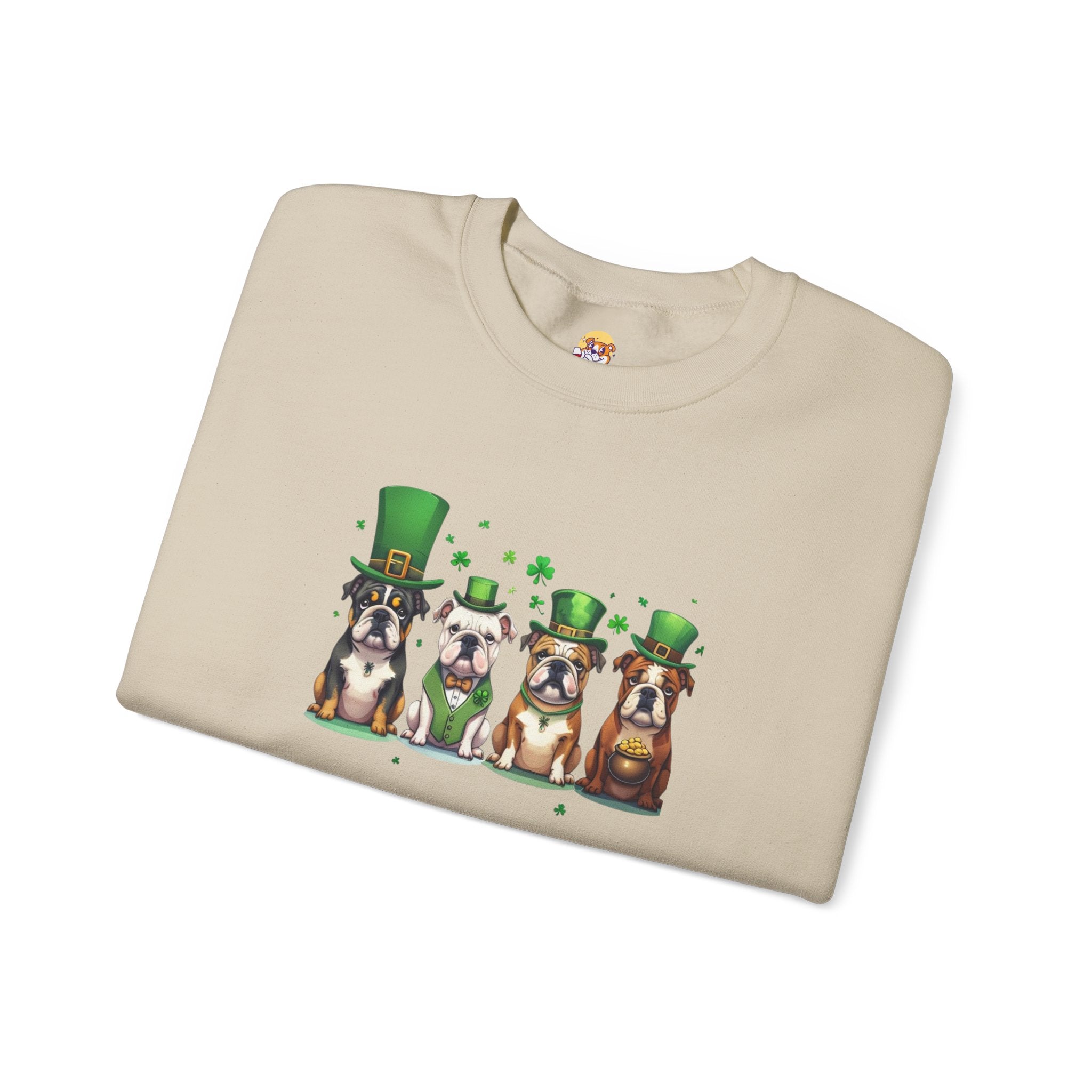 Tipsy Bully St. Patrick's Day Sweatshirt: Leprechauns (English)