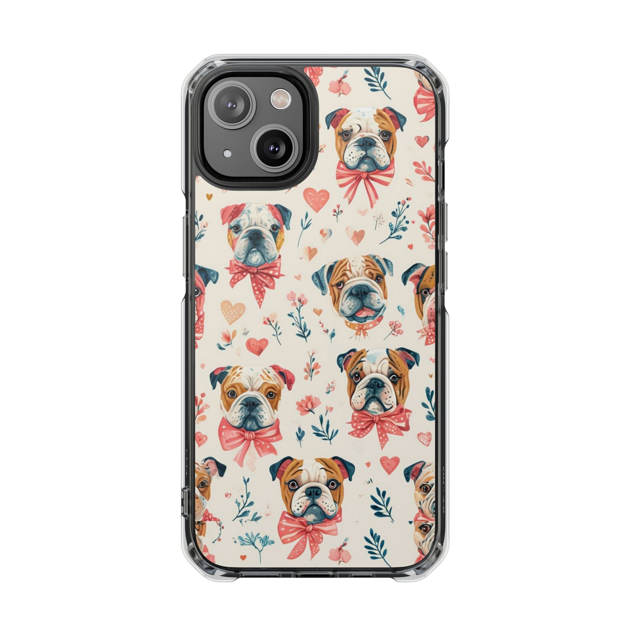 Puppy Love Protection Phone Case (Coquette/English)