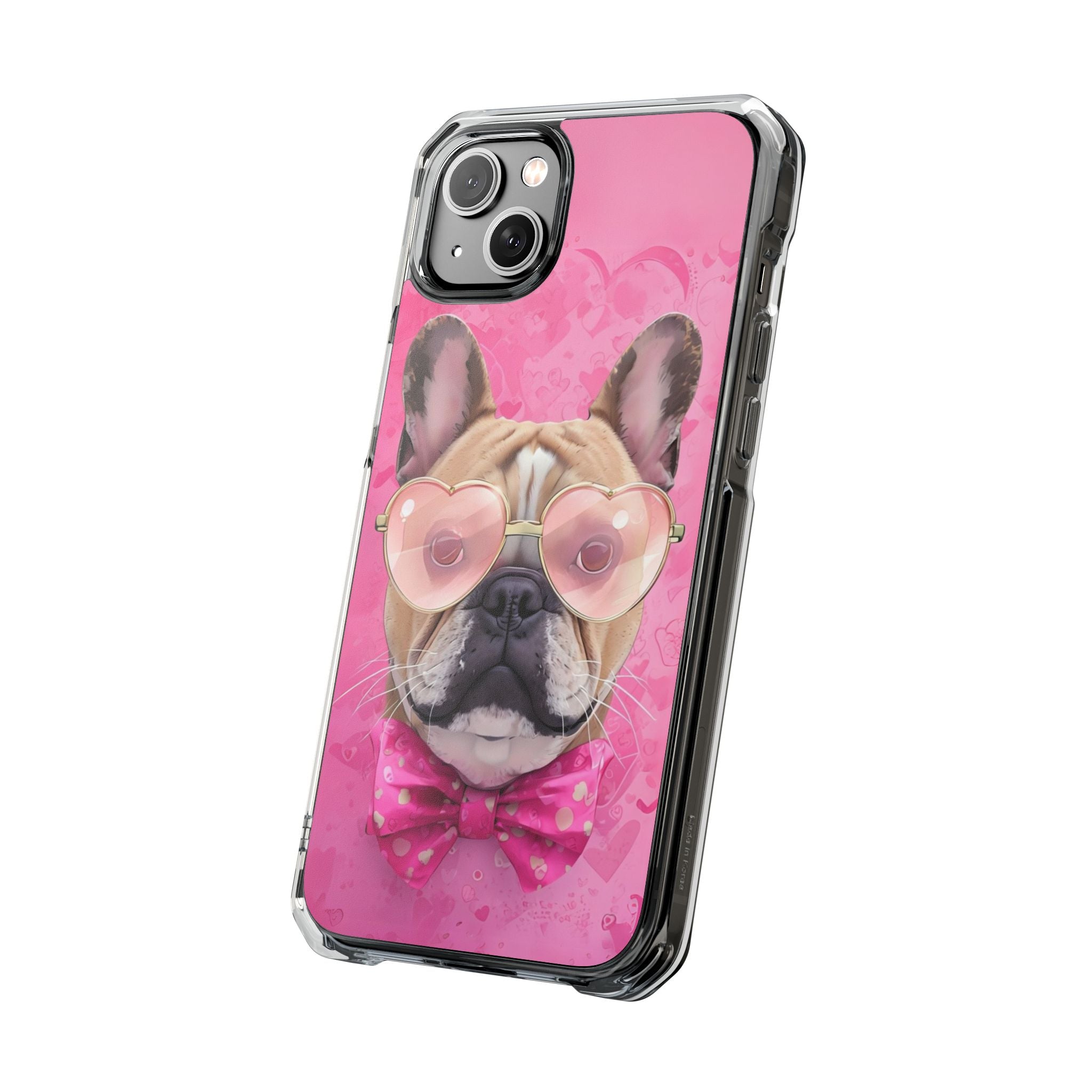 Puppy Love Protection Valentine's Day Phone Case (French)