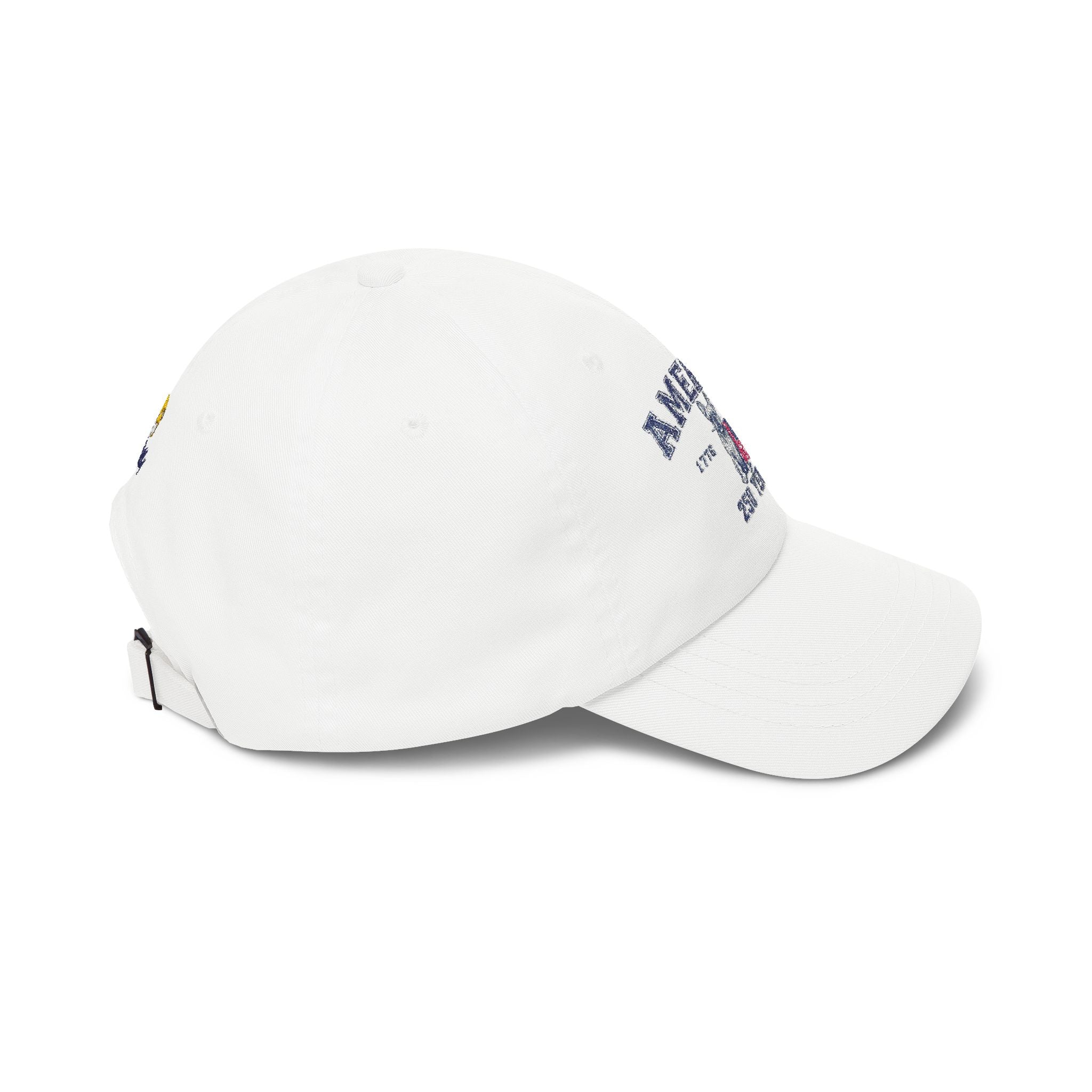 America 250 Years Dad Cap - Vintage Patriotic USA Baseball Hat (French)