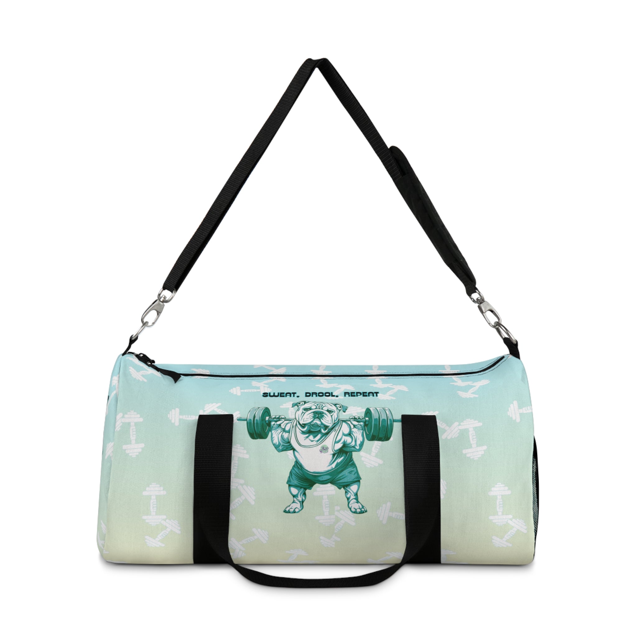 Tipsy Bully Ripped Bulldog Gym Bag (English/Green)