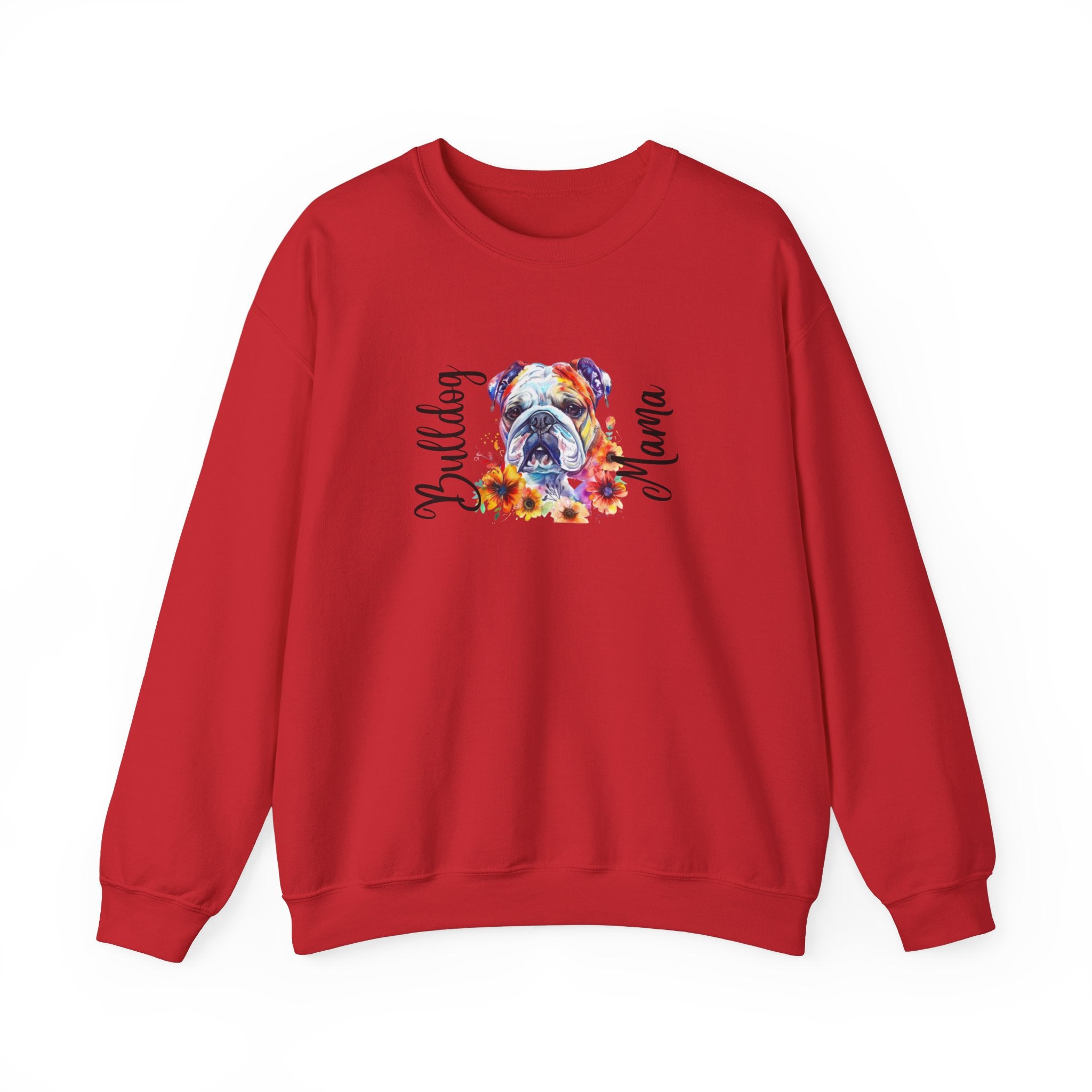 "Bulldog Mama" crew neck sweatshirt (English)