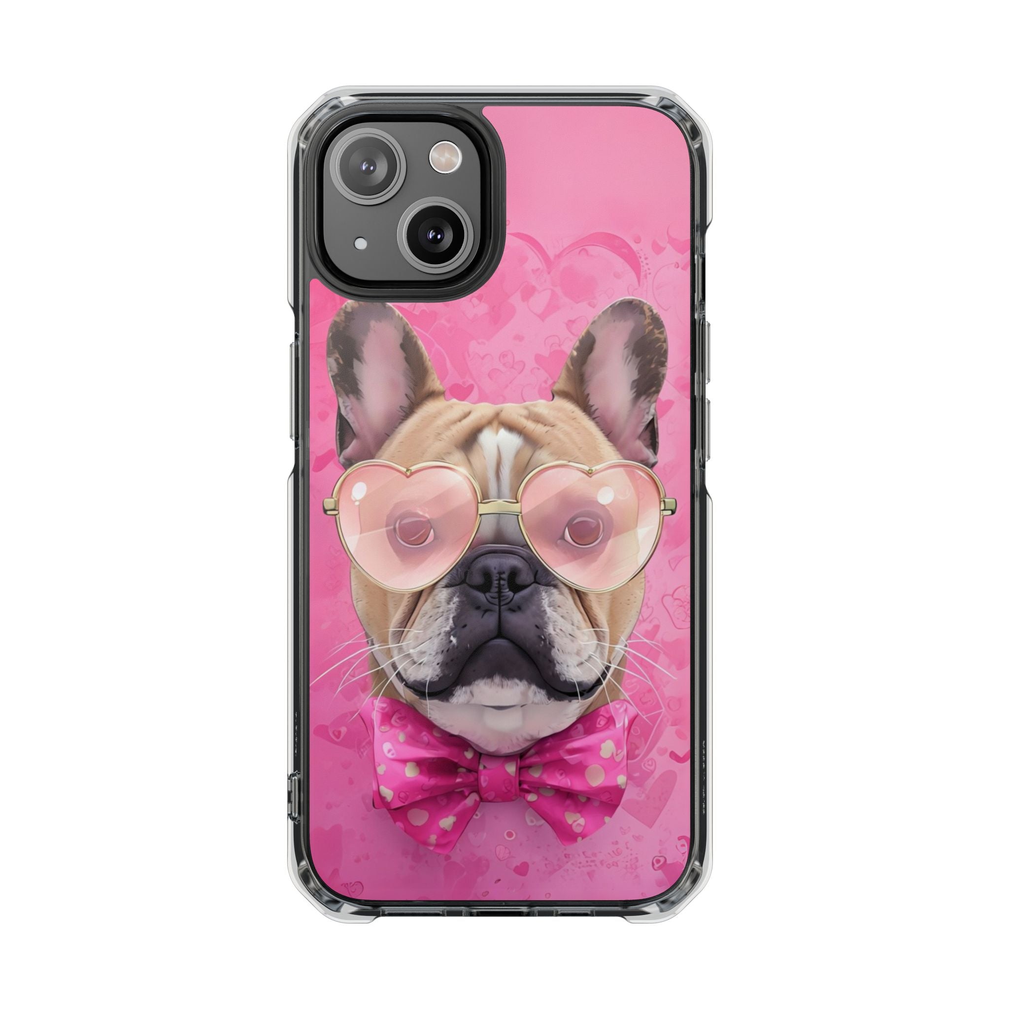 Puppy Love Protection Valentine's Day Phone Case (French)