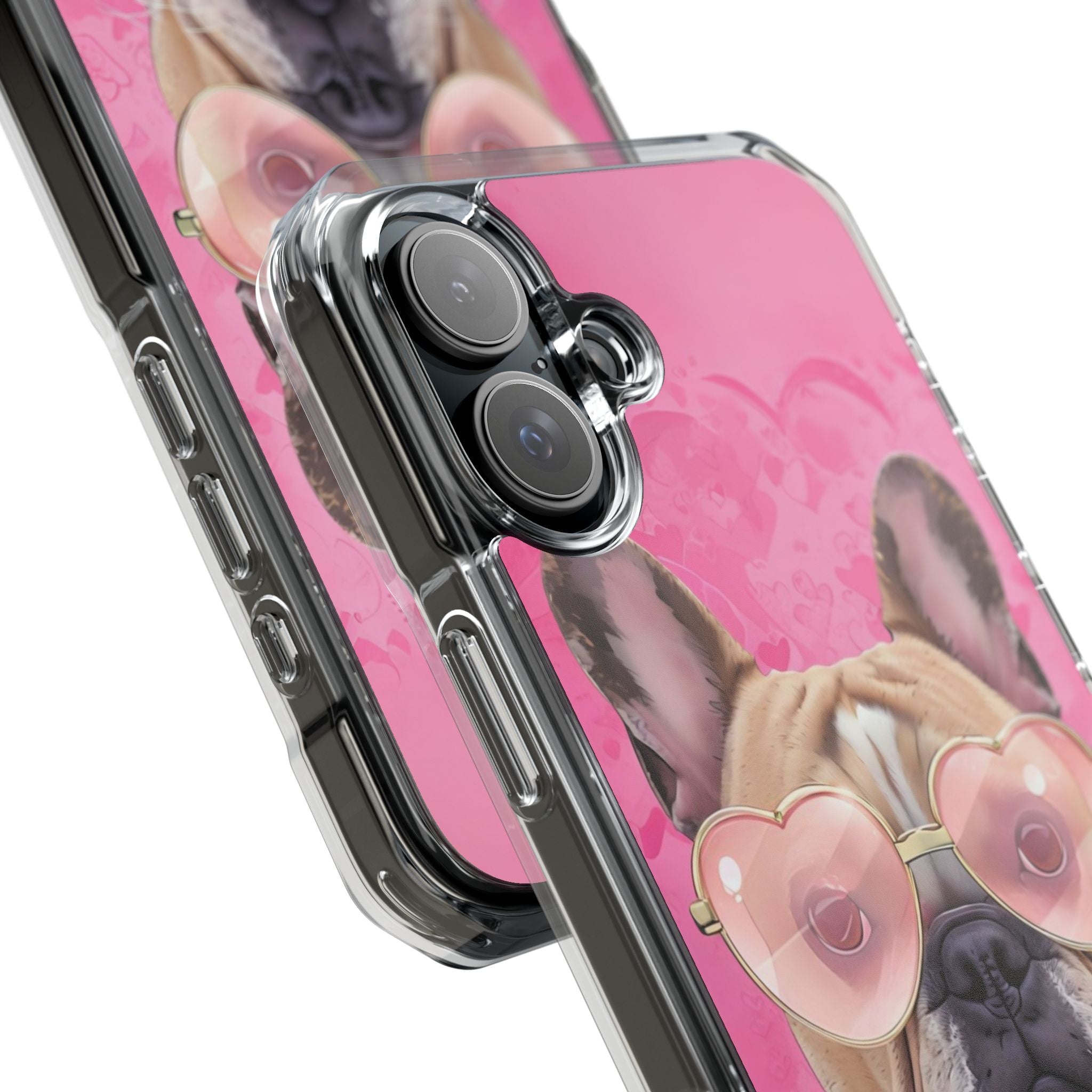 Puppy Love Protection Valentine's Day Phone Case (French)