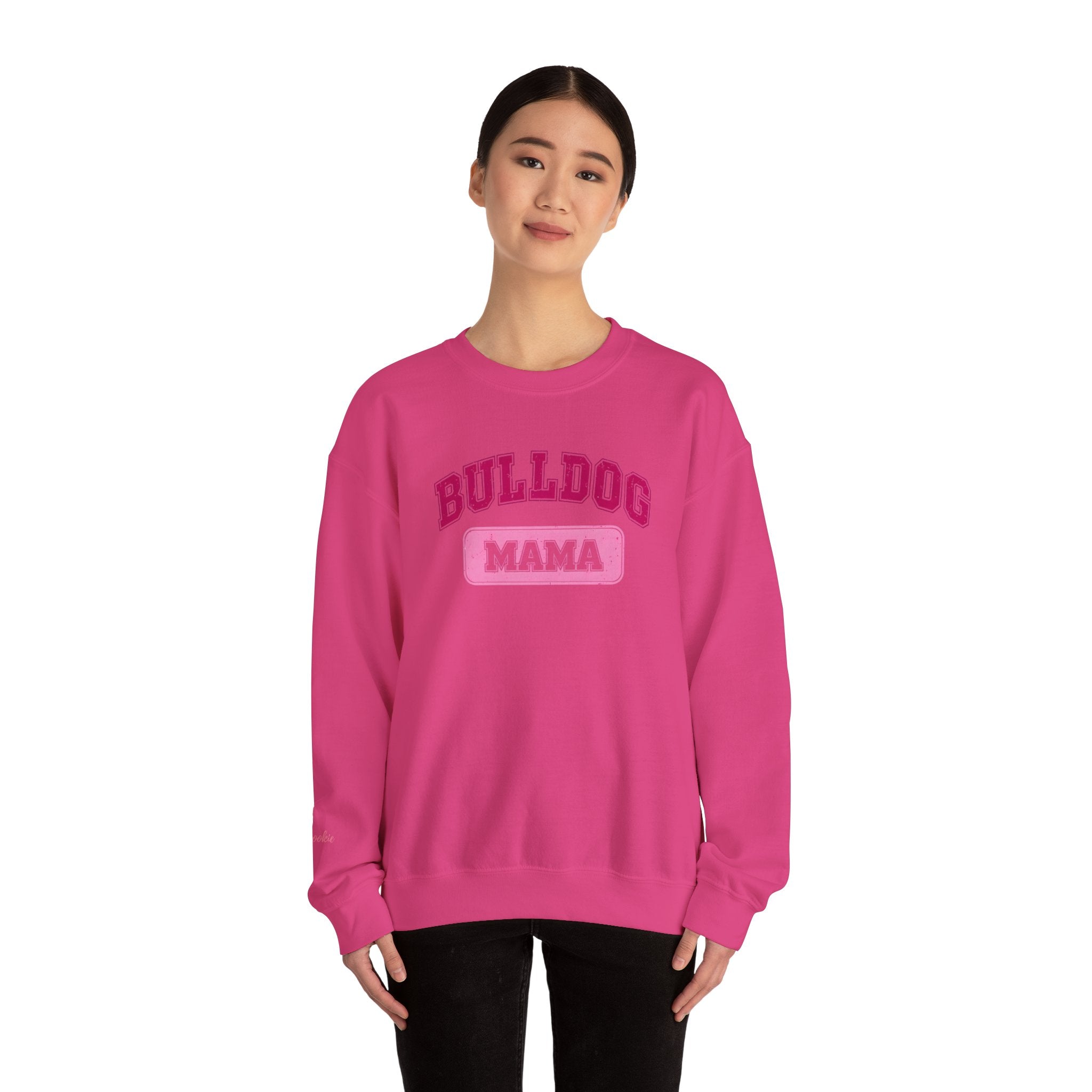 Bulldog Mama Personalized Sweatshirt (English/French)