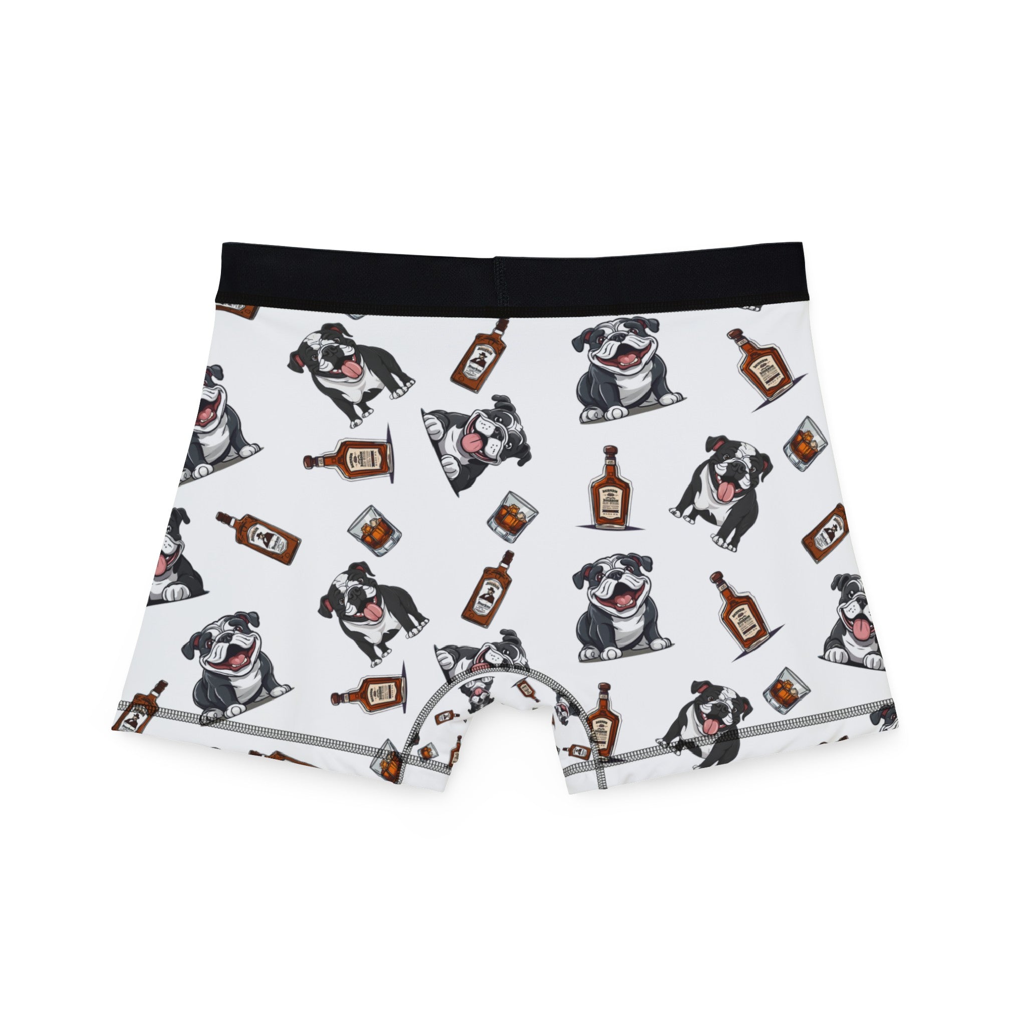 Tipsy Bully Bulldogs & Bourbon Men's Underwear (English/Black)