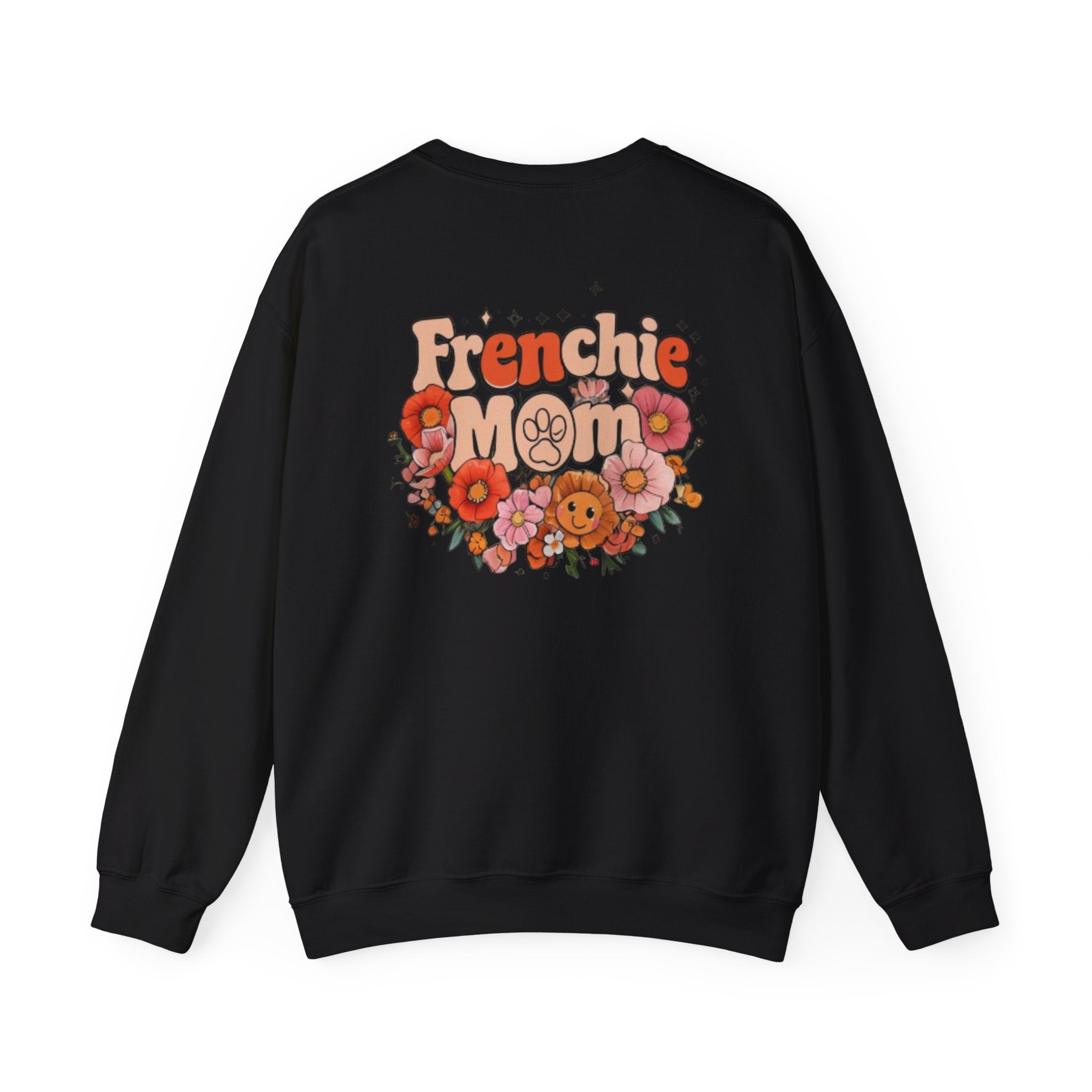 Frenchie Mom Unisex Heavy Blend™ Crewneck Sweatshirt (French)