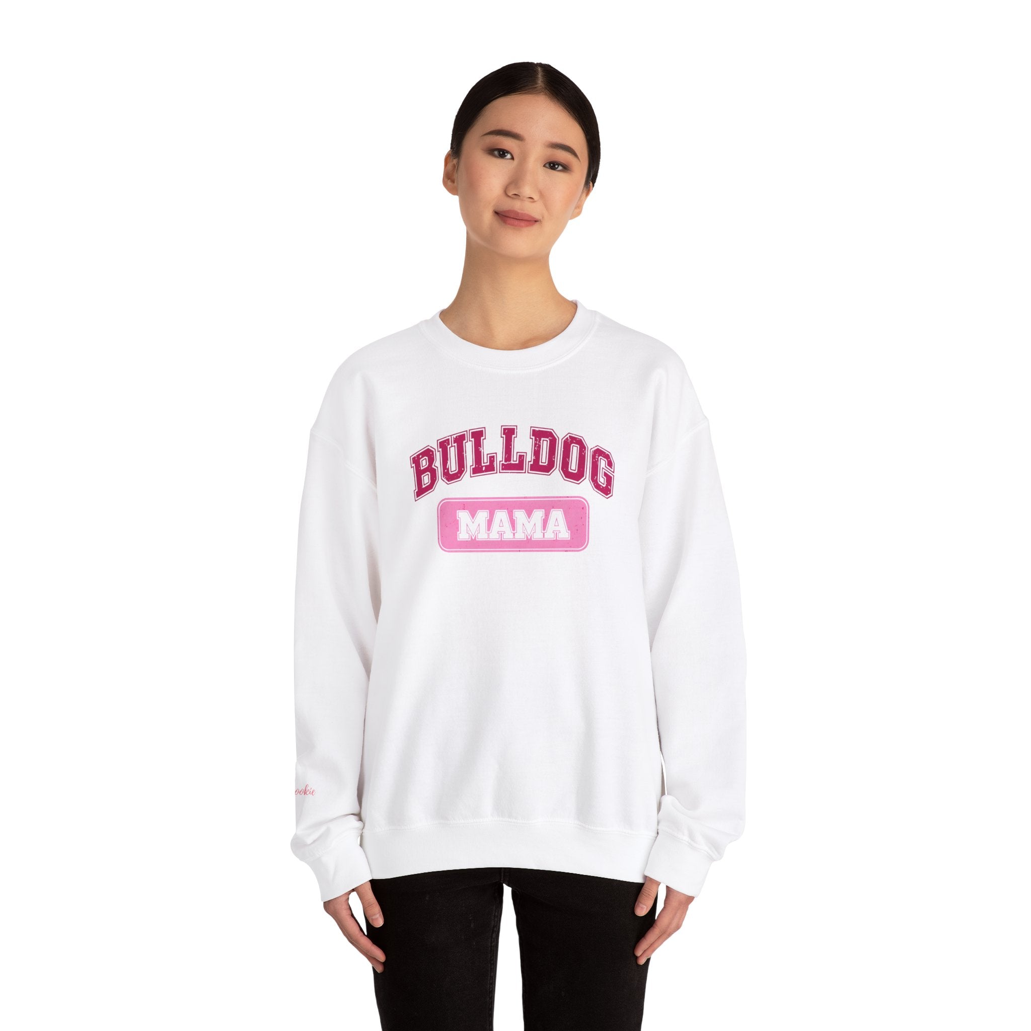 Bulldog Mama Personalized Sweatshirt (English/French)