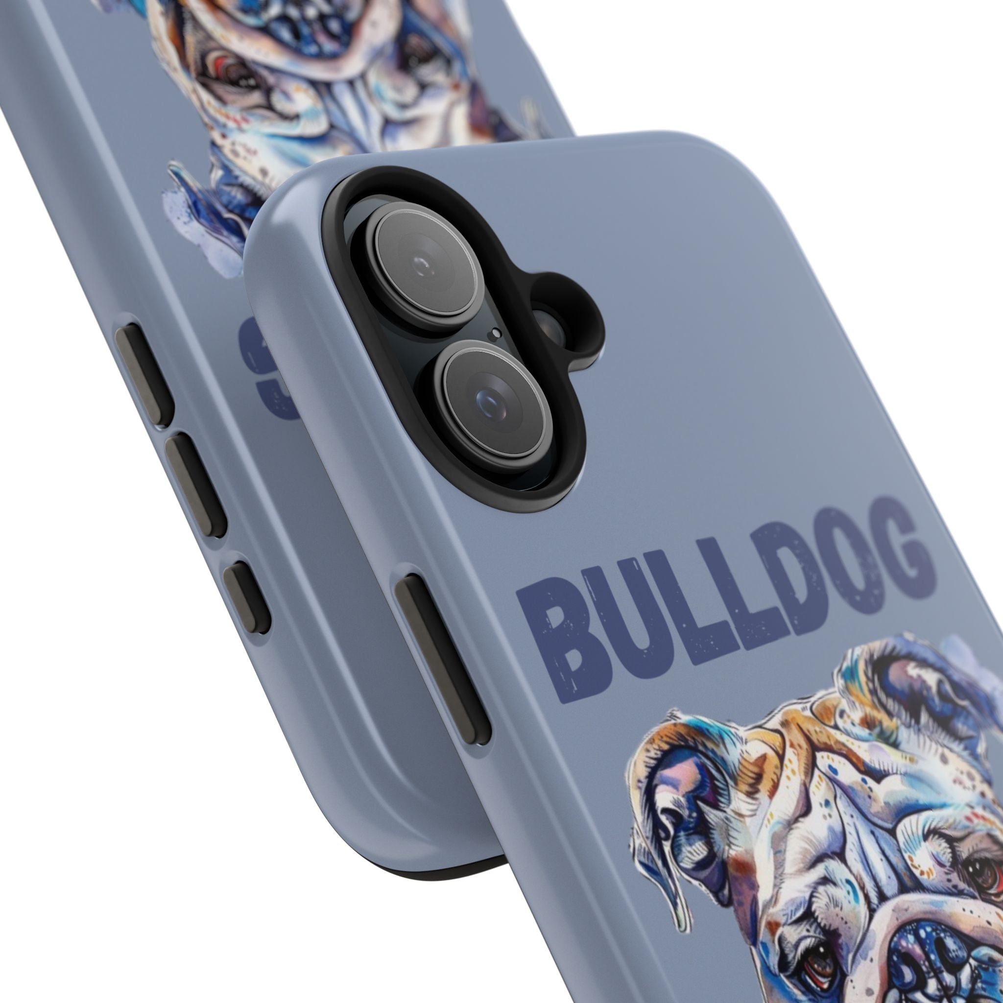 Bulldog Dad iPhone Cases (English/Watercolor) New
