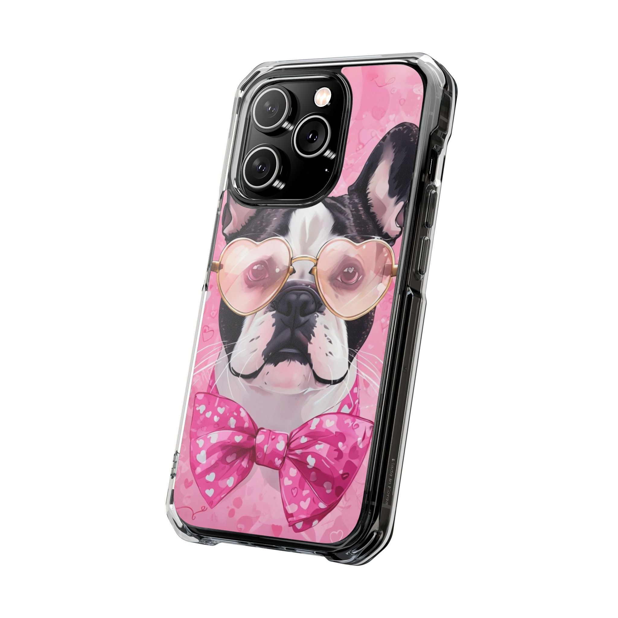 Puppy Love Protection Valentine's Day Phone Case (French)