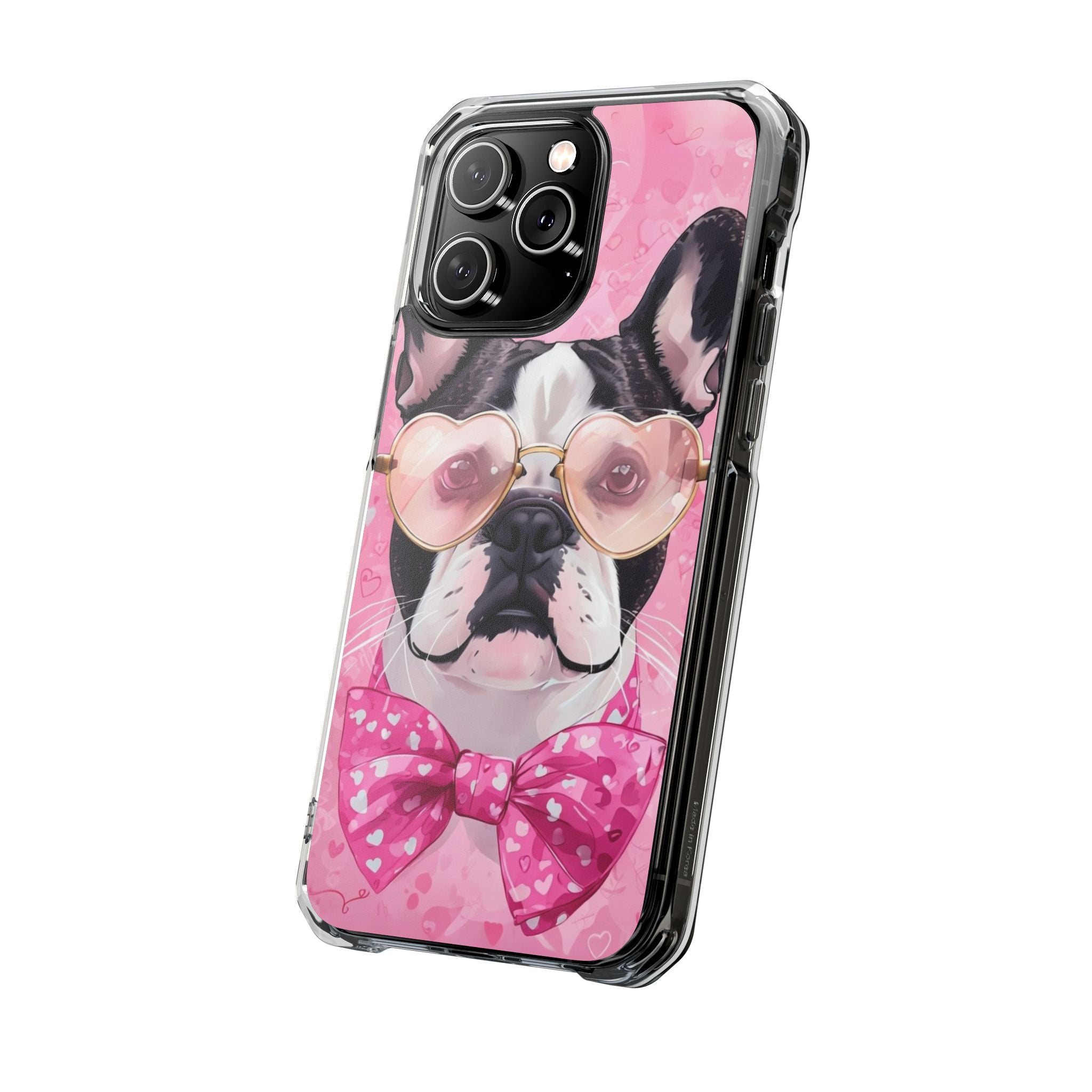 Puppy Love Protection Valentine's Day Phone Case (French)