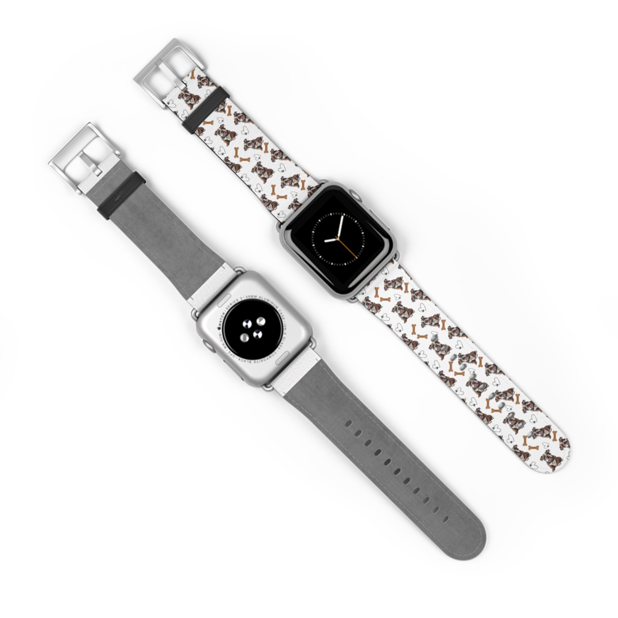 Bulldog Apple Watch Bands (English/Brown)