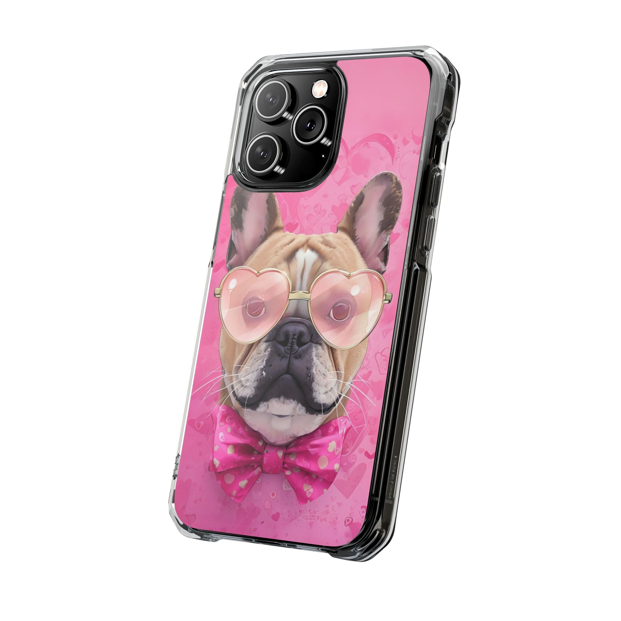 Puppy Love Protection Valentine's Day Phone Case (French)