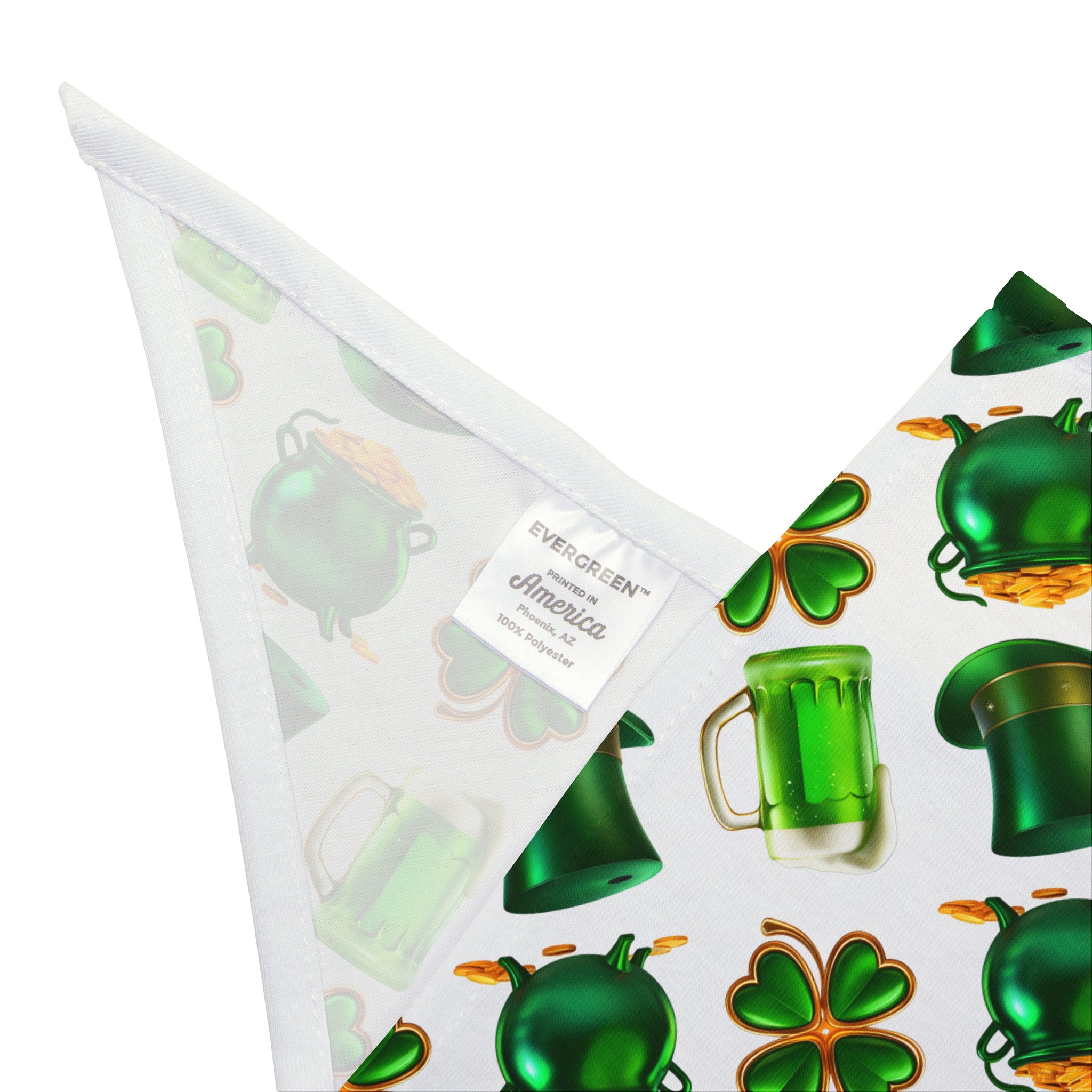 St. Patrick's Day Dog Bandana (English/French)