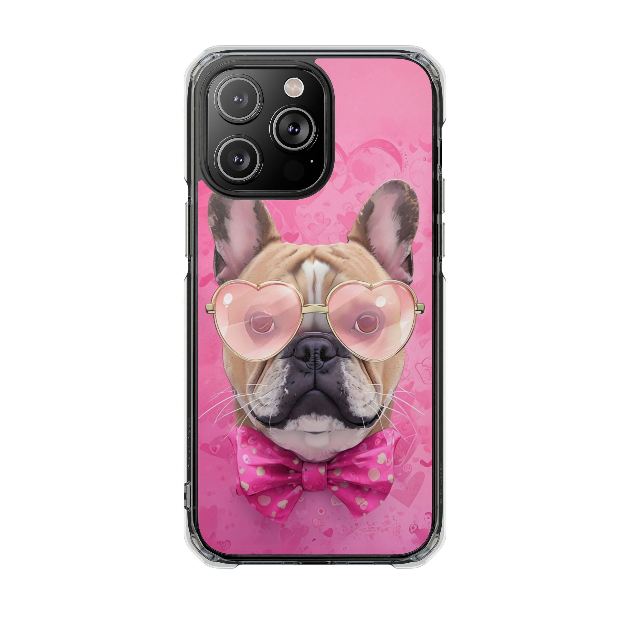 Puppy Love Protection Valentine's Day Phone Case (French)