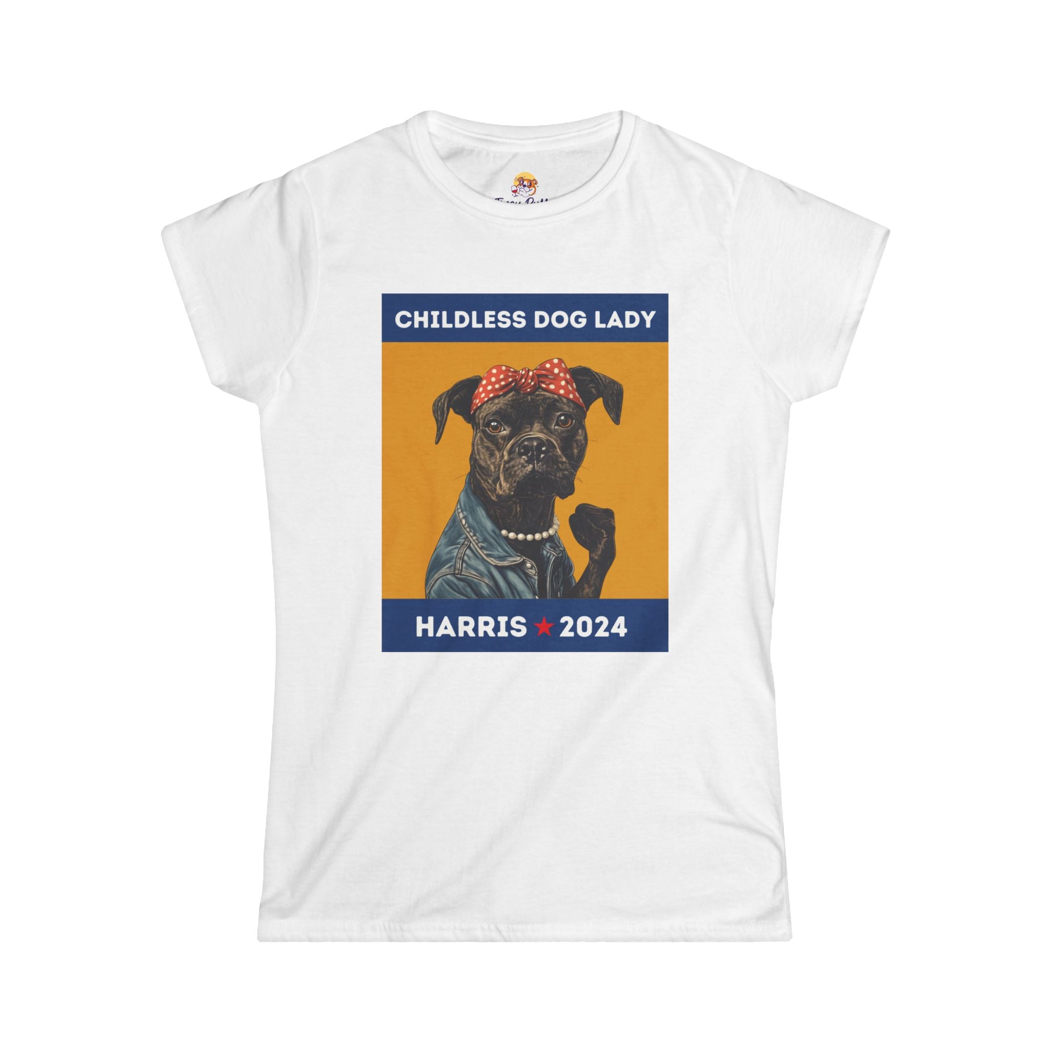 Childless Dog Lady - Women's Softstyle Tee (Jakky 1)