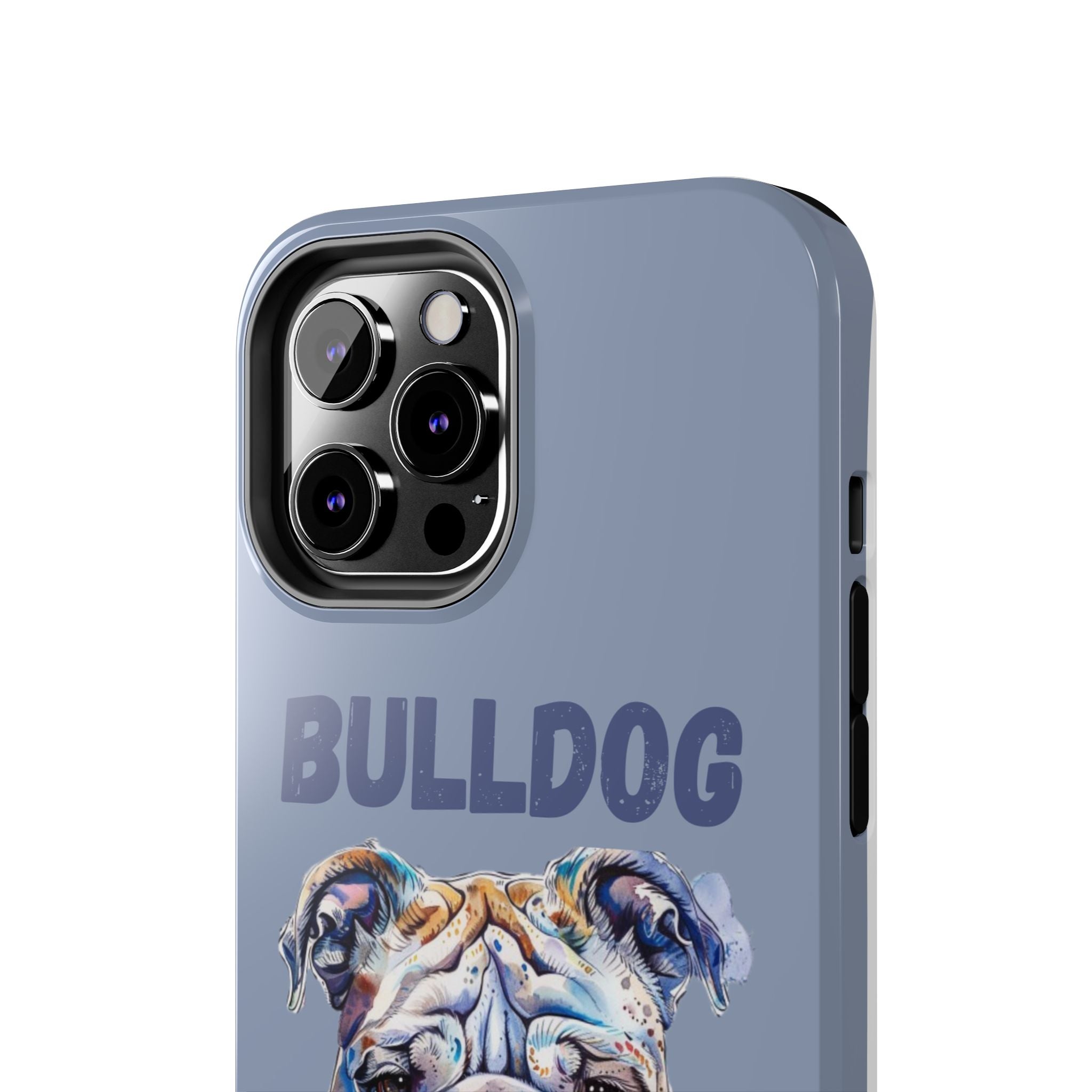 Bulldog Dad iPhone Cases (English/Watercolor) New