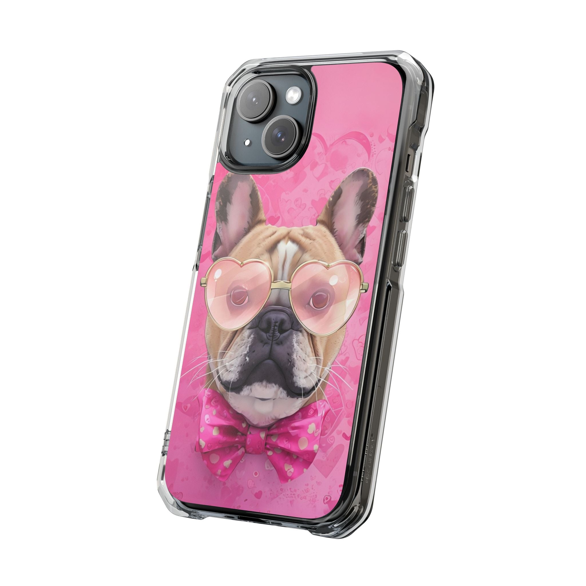 Puppy Love Protection Valentine's Day Phone Case (French)