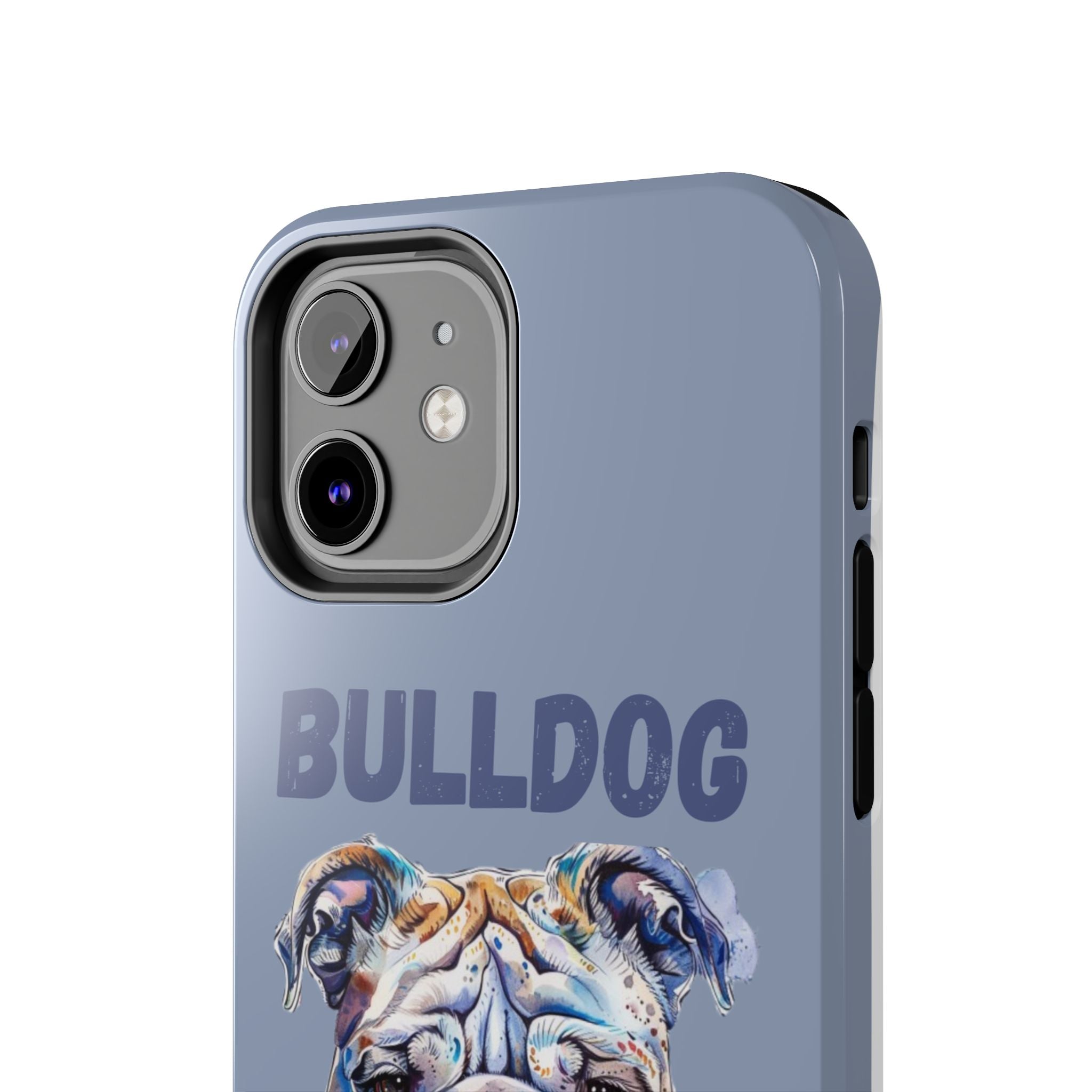 Bulldog Dad iPhone Cases (English/Watercolor) New