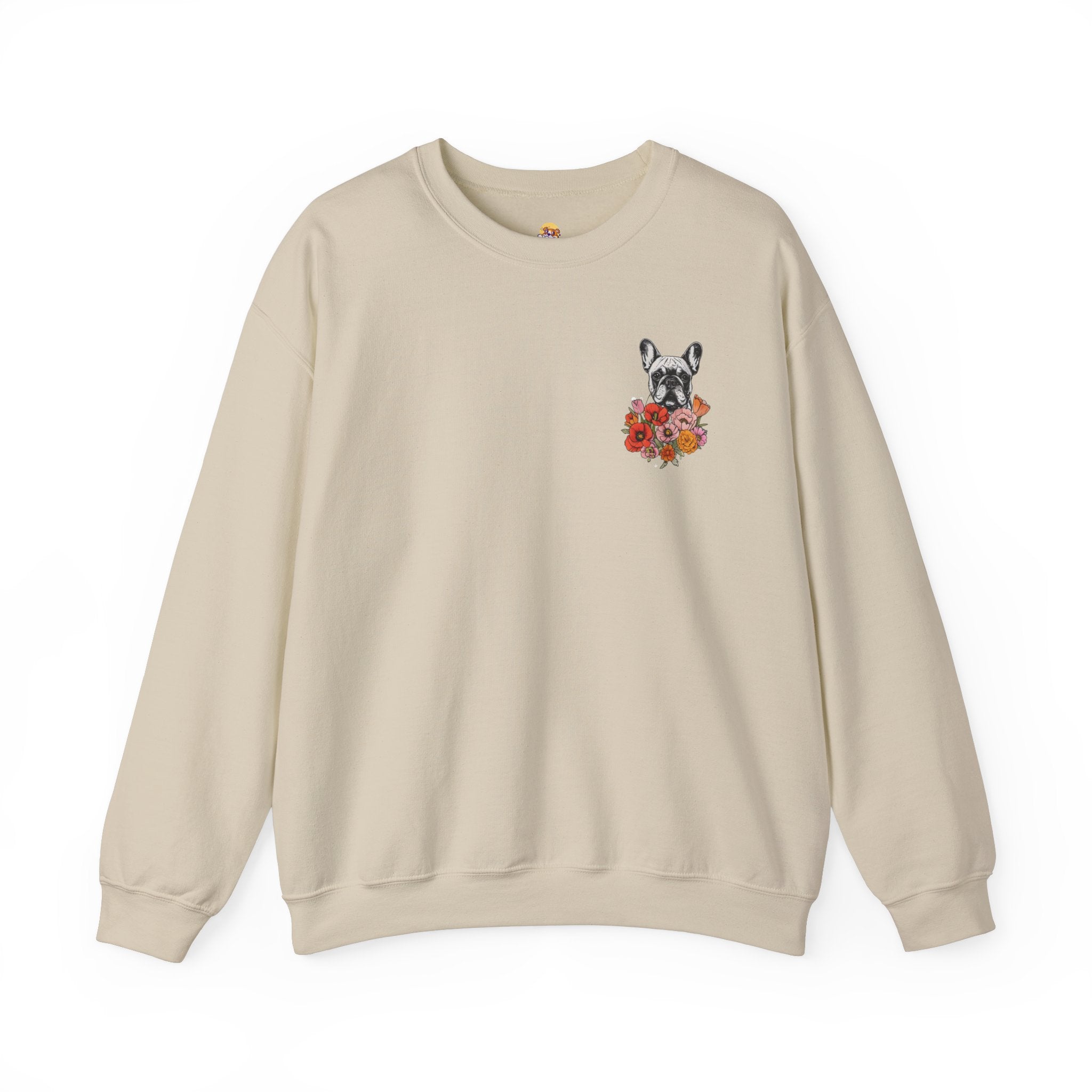 Frenchie Mom Unisex Heavy Blend™ Crewneck Sweatshirt (French)