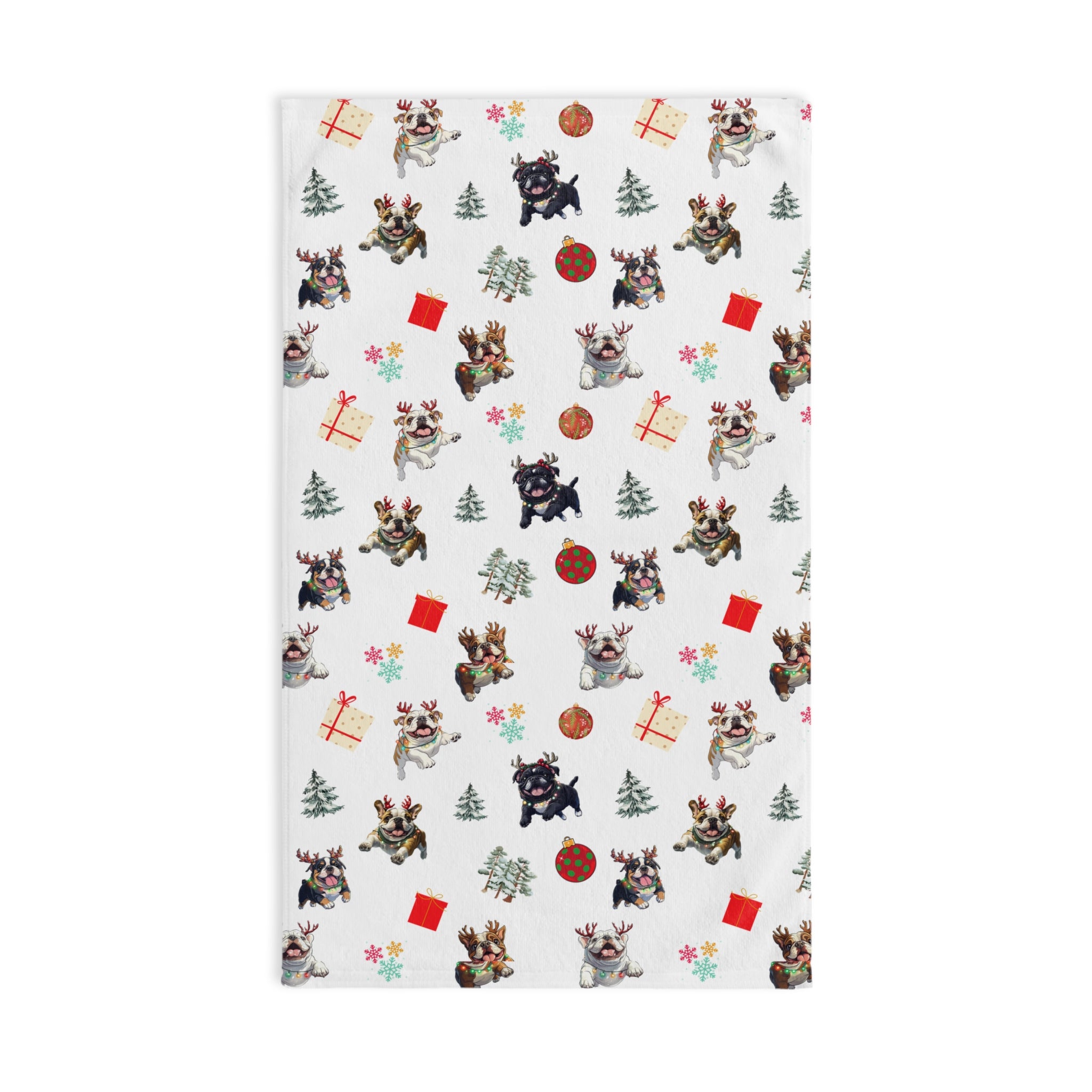 Tipsy Crew Christmas Hand Towel (English)