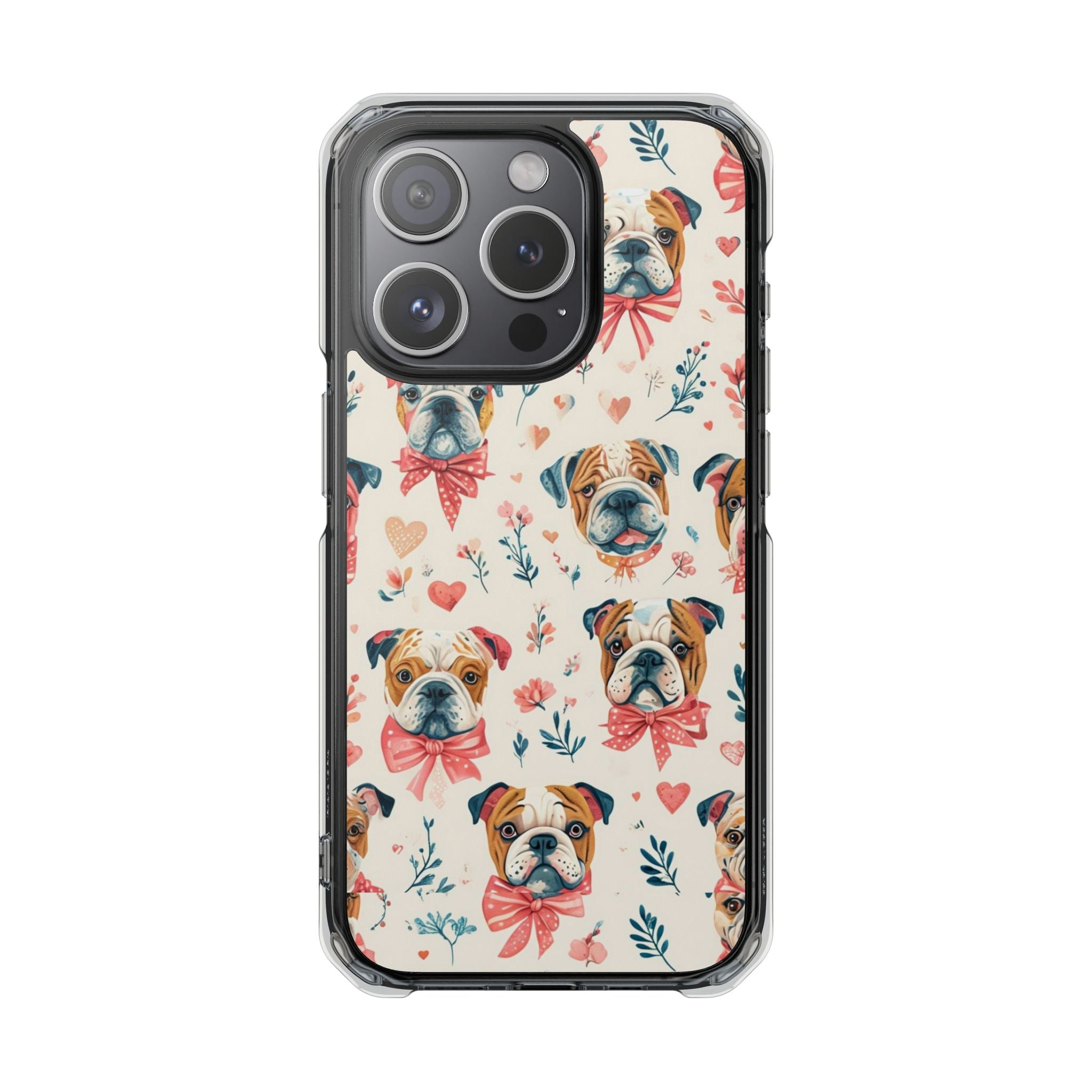 Puppy Love Protection Phone Case (Coquette/English)