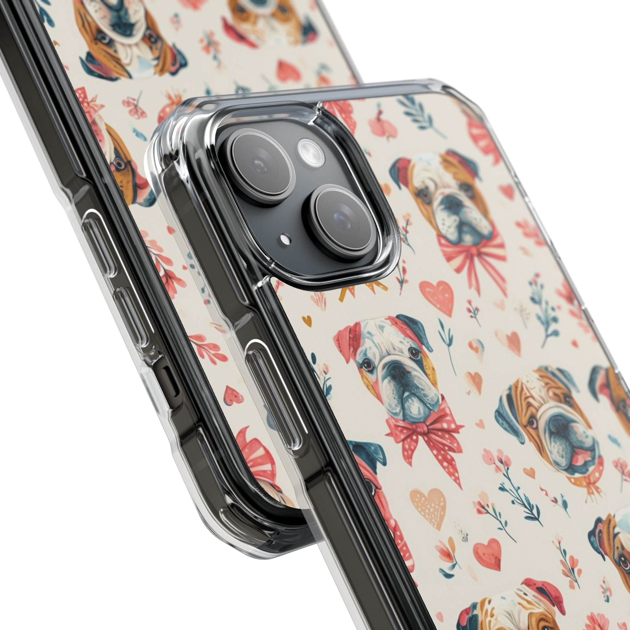 Puppy Love Protection Phone Case (Coquette/English)