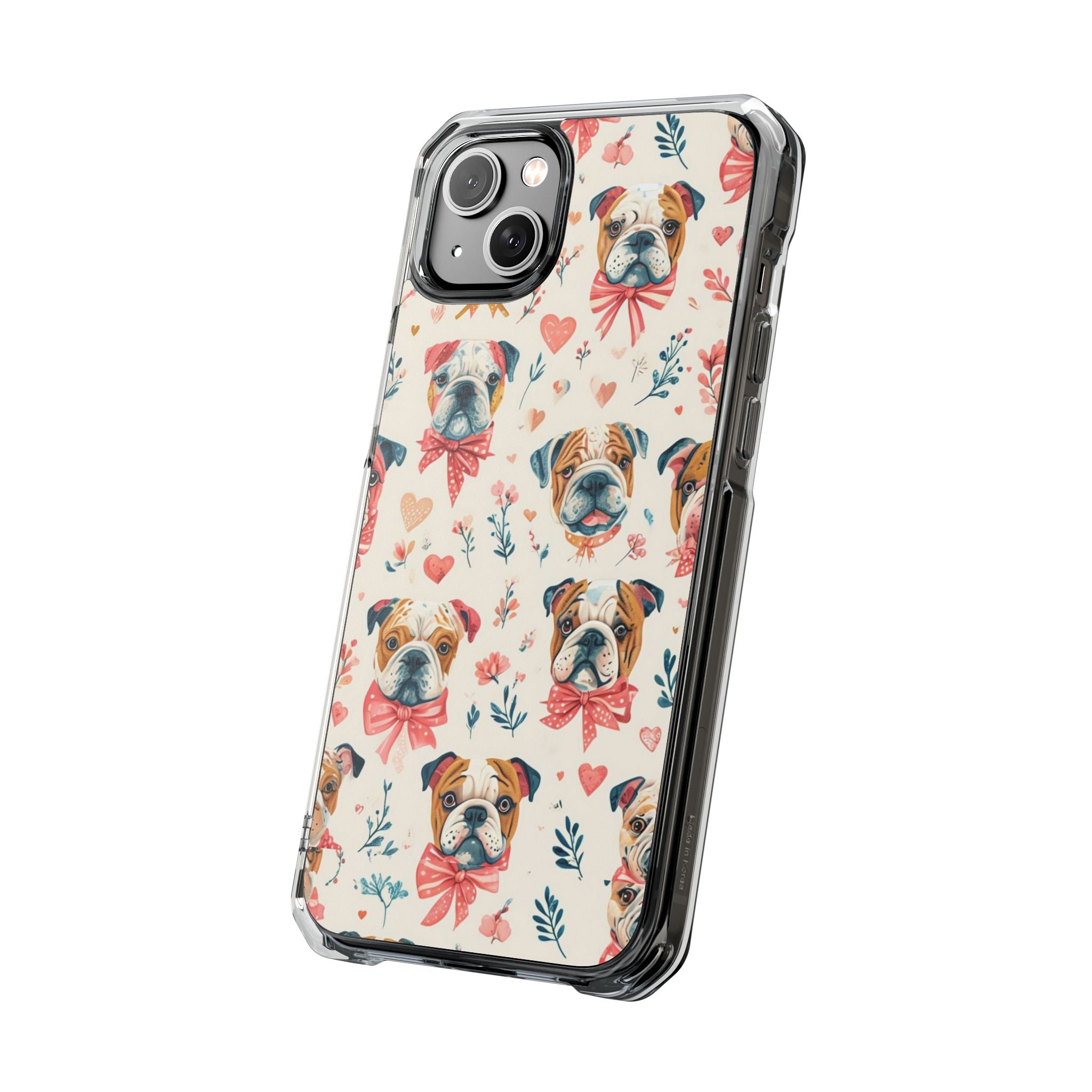 Puppy Love Protection Phone Case (Coquette/English)