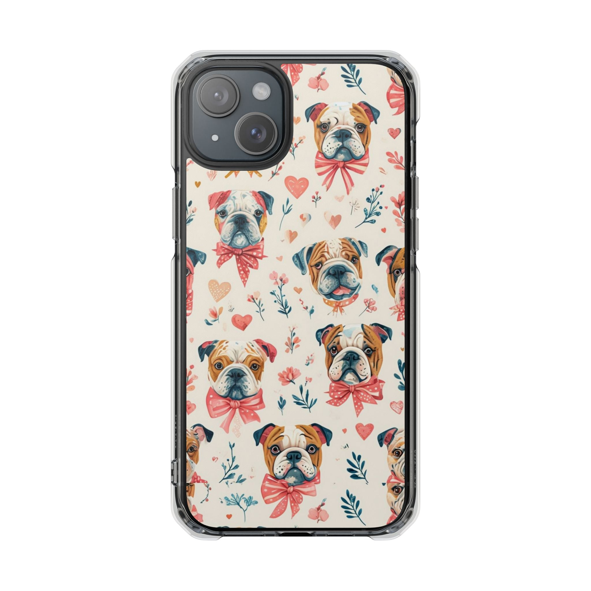 Puppy Love Protection Phone Case (Coquette/English)