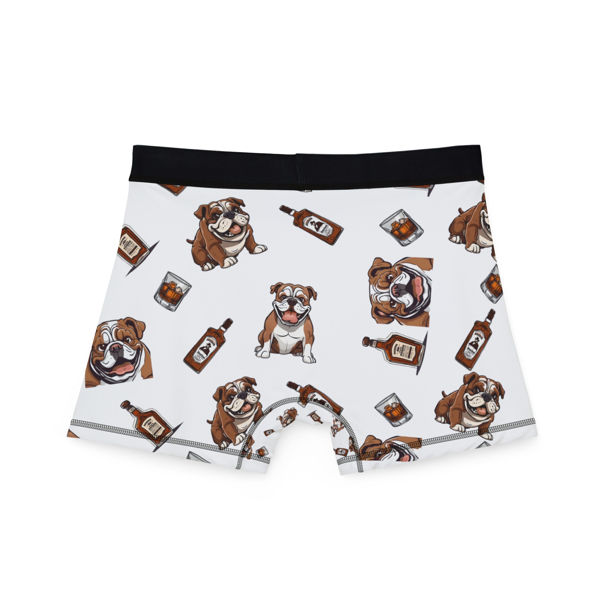 Tipsy Bully Bulldogs & Bourbon Men's Underwear (English/Brown)