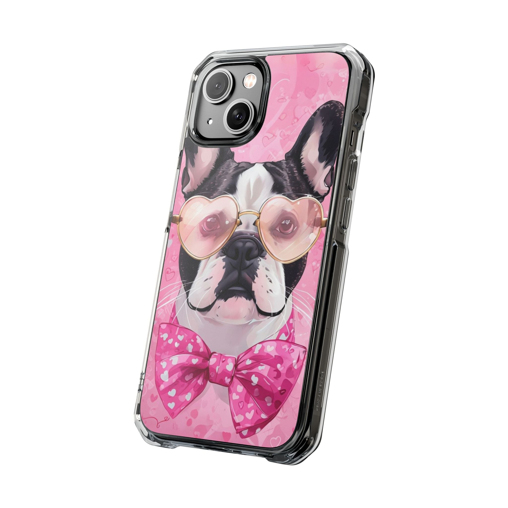 Puppy Love Protection Valentine's Day Phone Case (French)