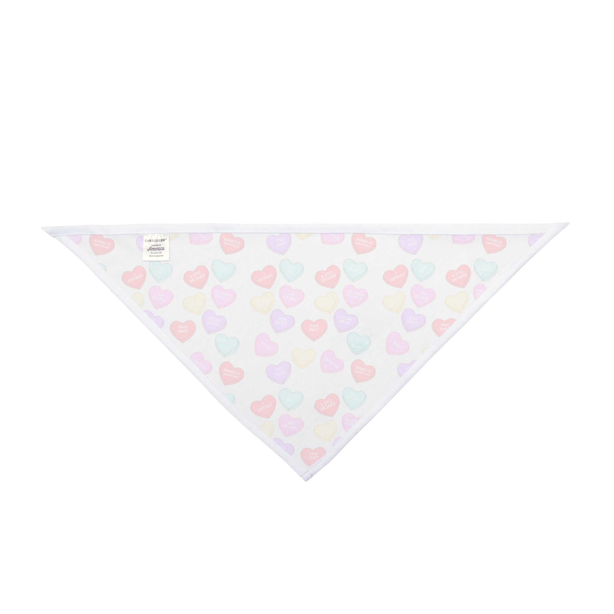 Valentine's Day Bulldog Dog Bandana: For the Love of Bulldogs (Hearts)