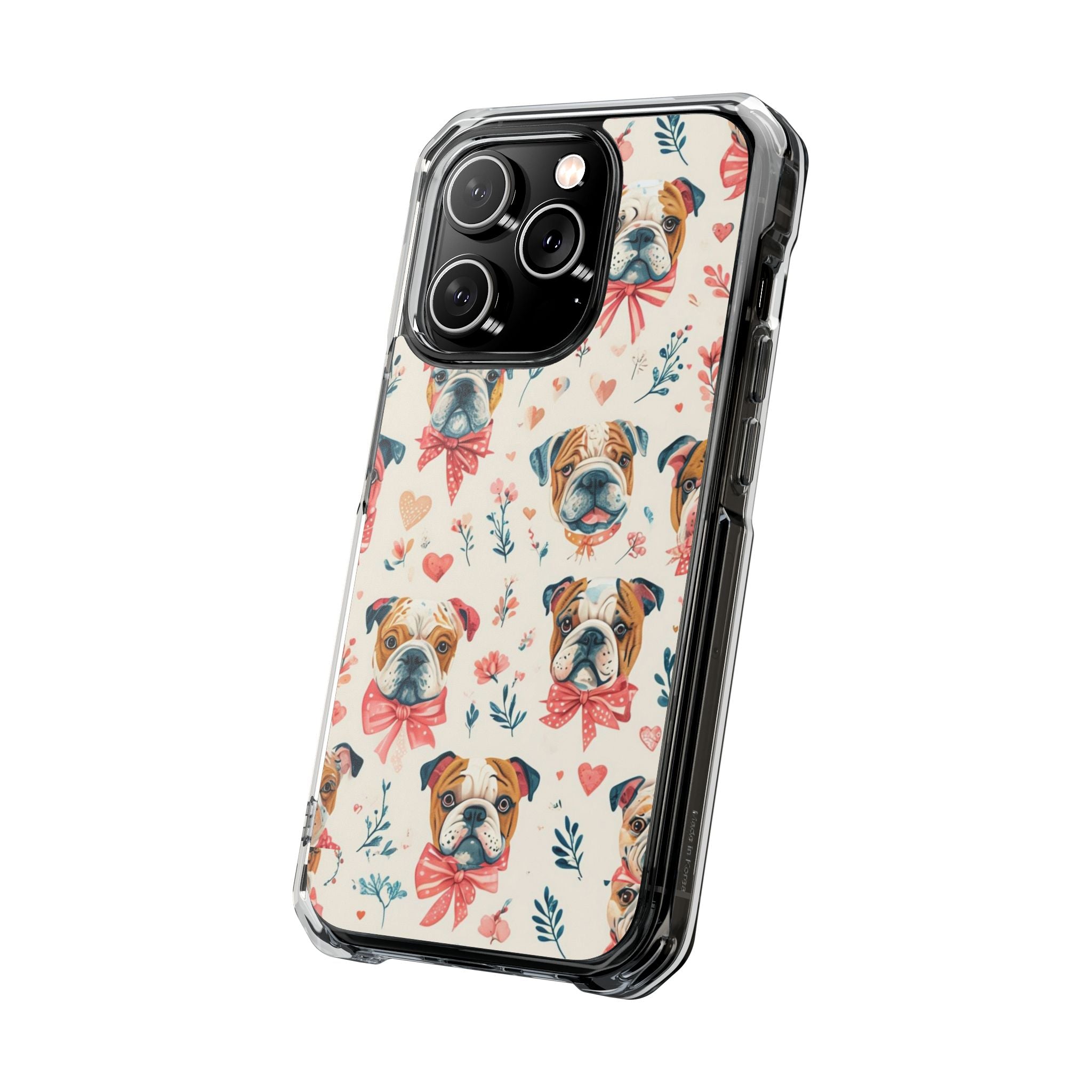 Puppy Love Protection Phone Case (Coquette/English)