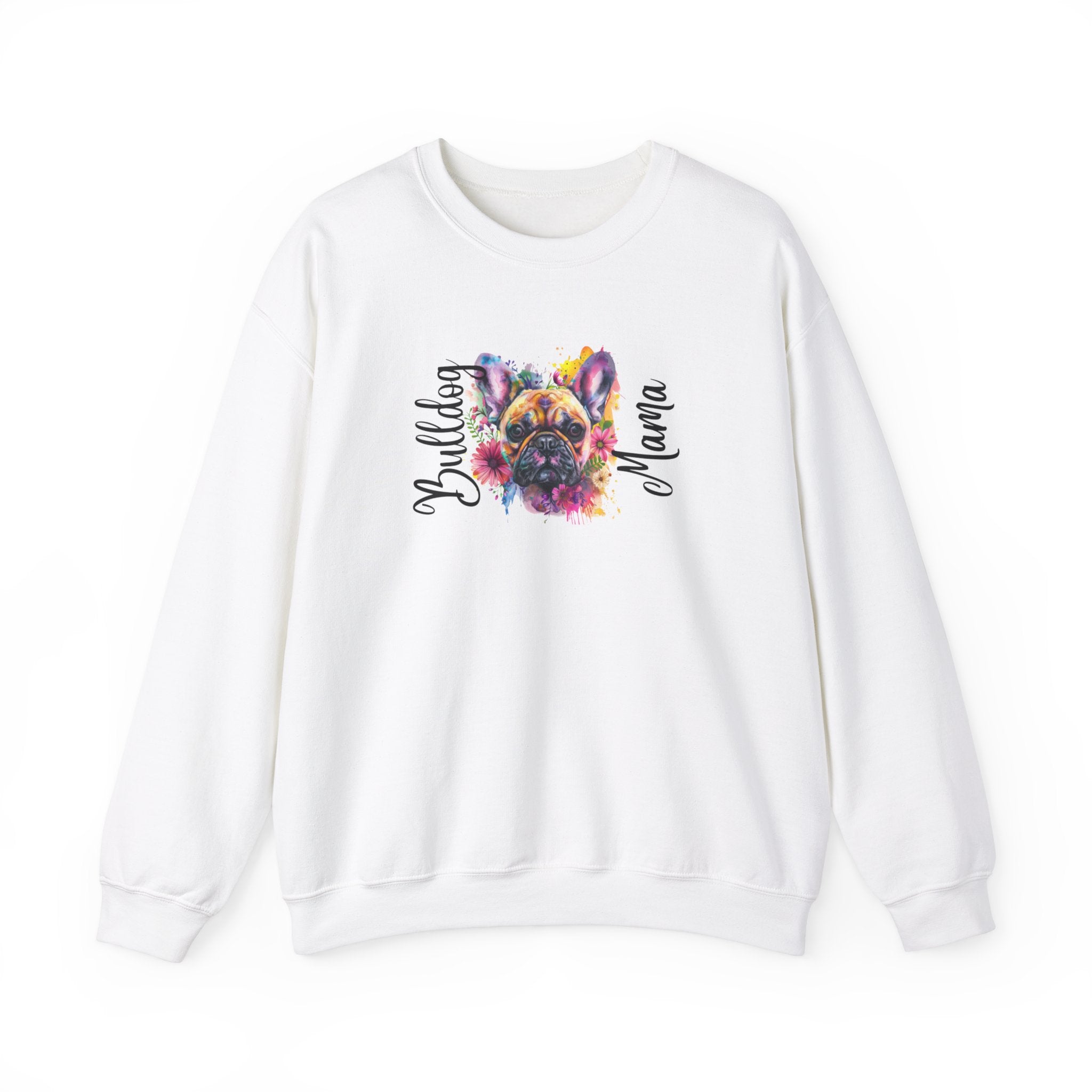 "Bulldog Mama" crew neck sweatshirt (French)