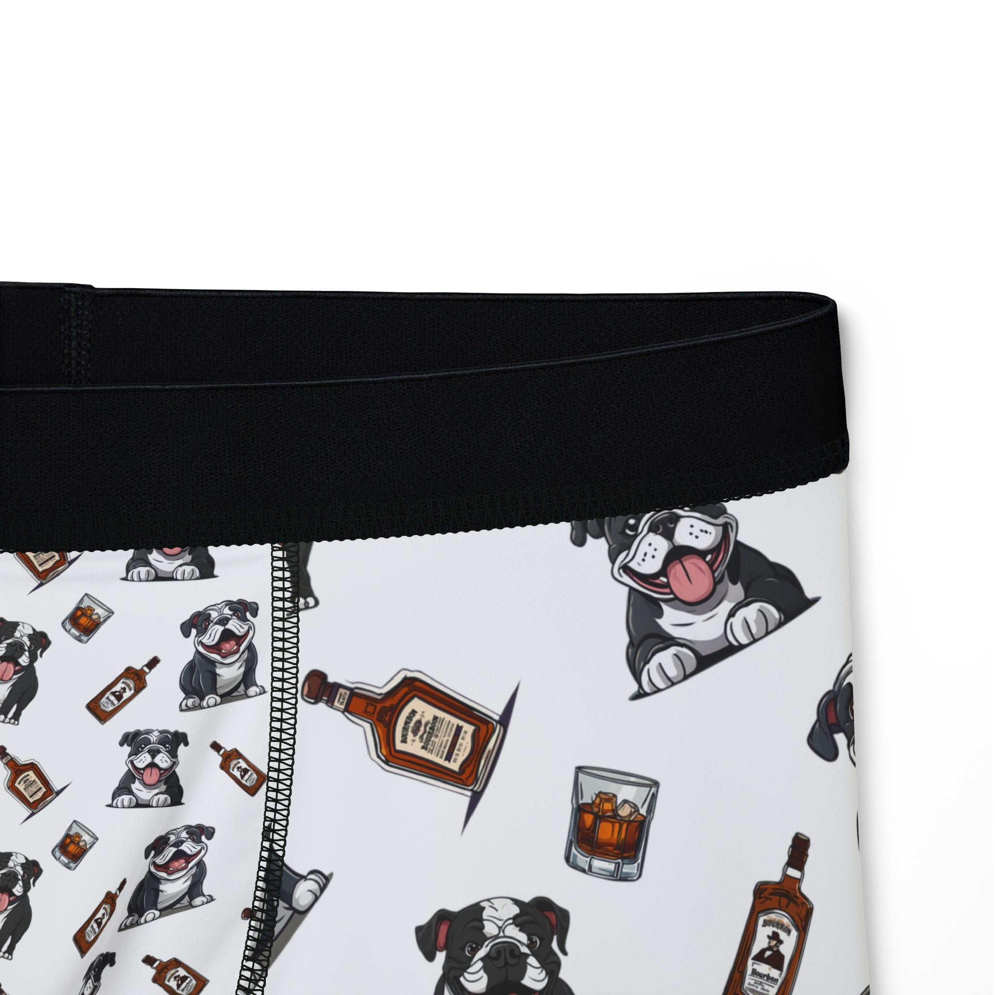 Tipsy Bully Bulldogs & Bourbon Men's Underwear (English/Black)