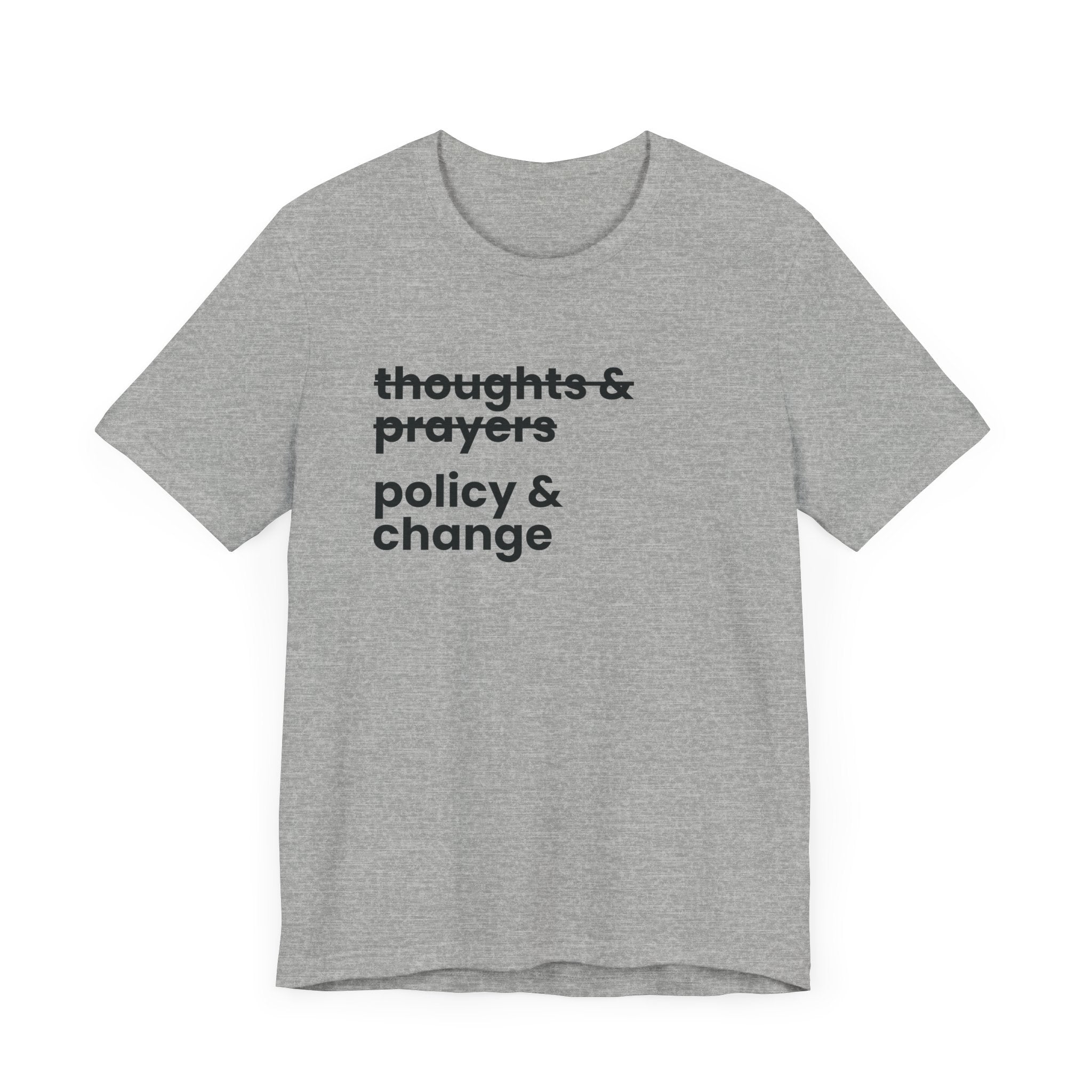 Policy & Change" Unisex Jersey T-Shirt