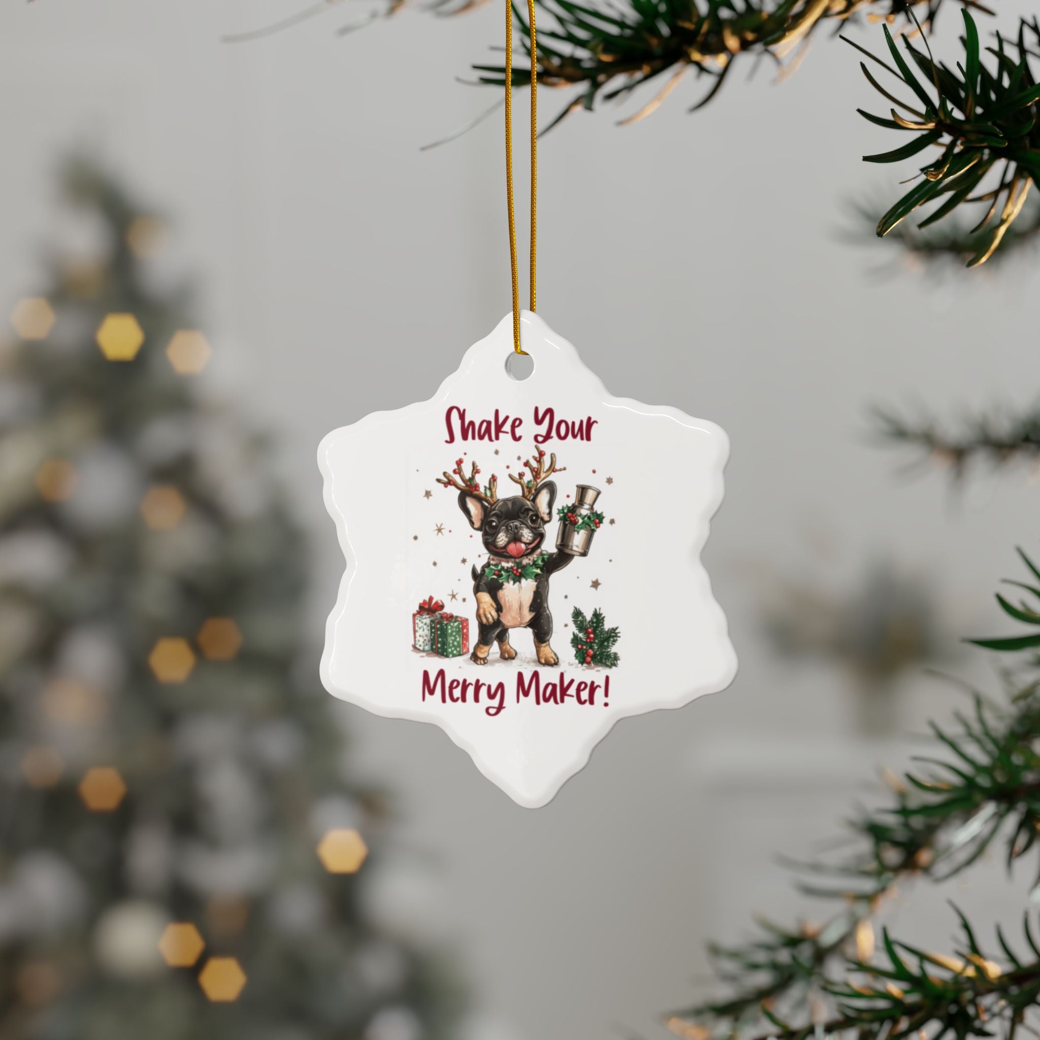 Shake Your Merry Maker Xmas Ornament (1pc, 3pcs, 5pcs, 10pcs/French)