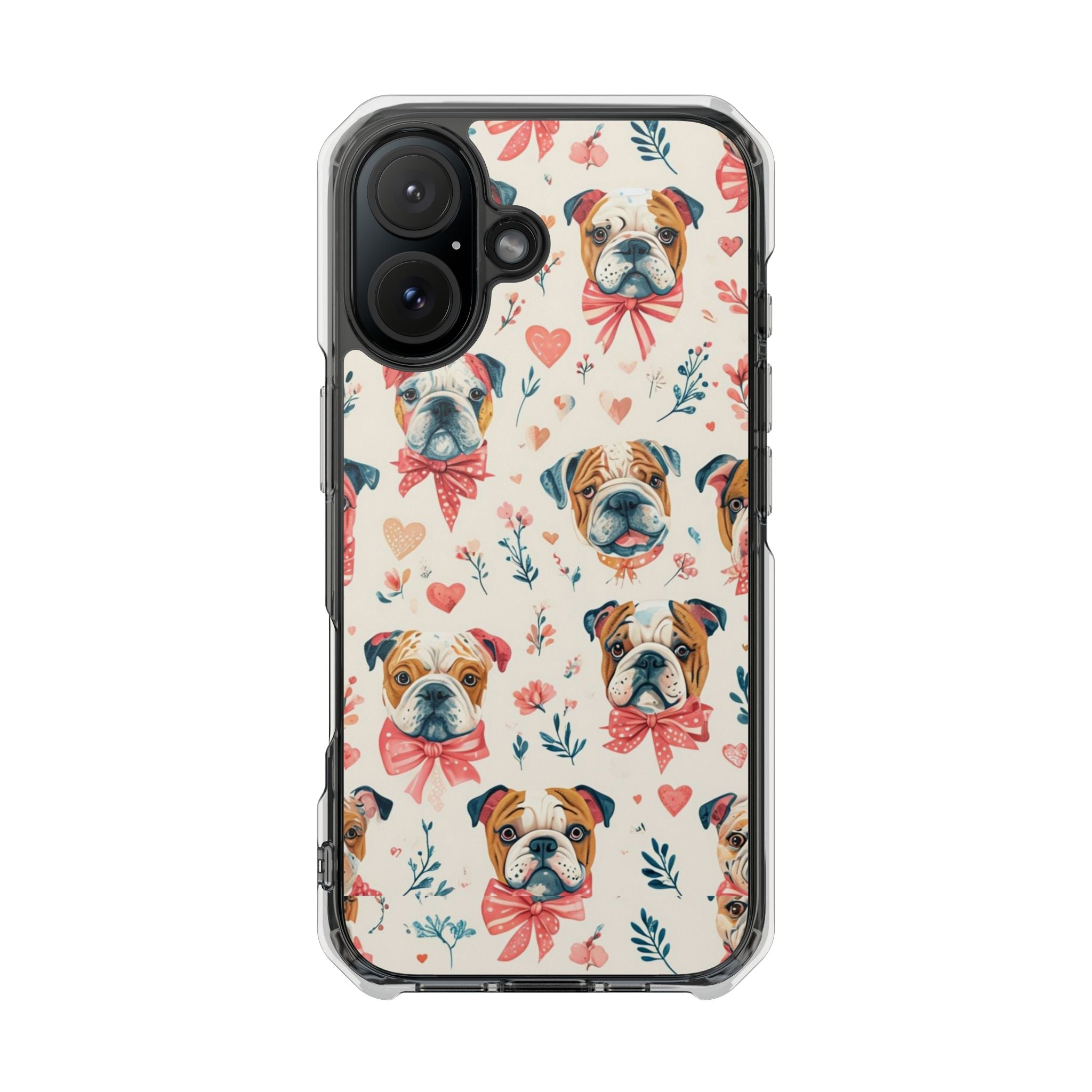 Puppy Love Protection Phone Case (Coquette/English)