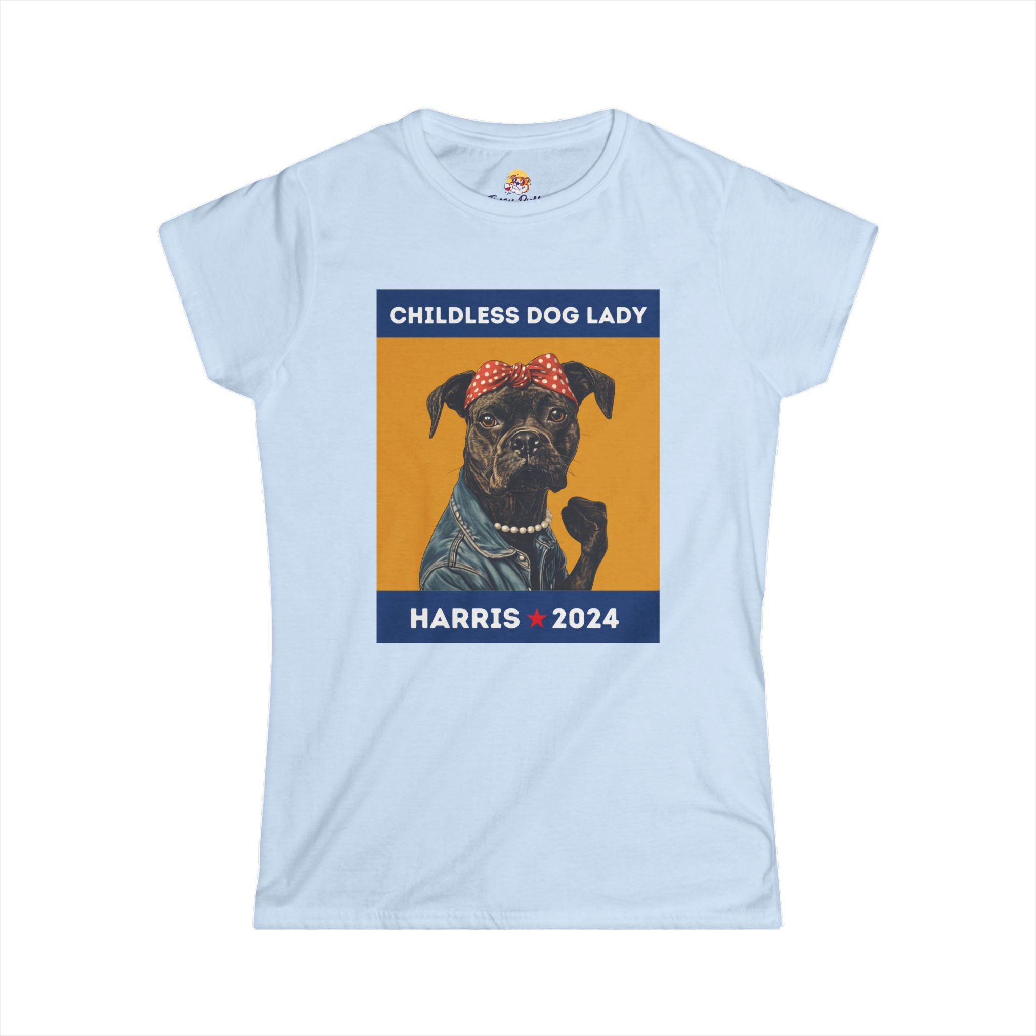 Childless Dog Lady - Women's Softstyle Tee (Jakky 1)