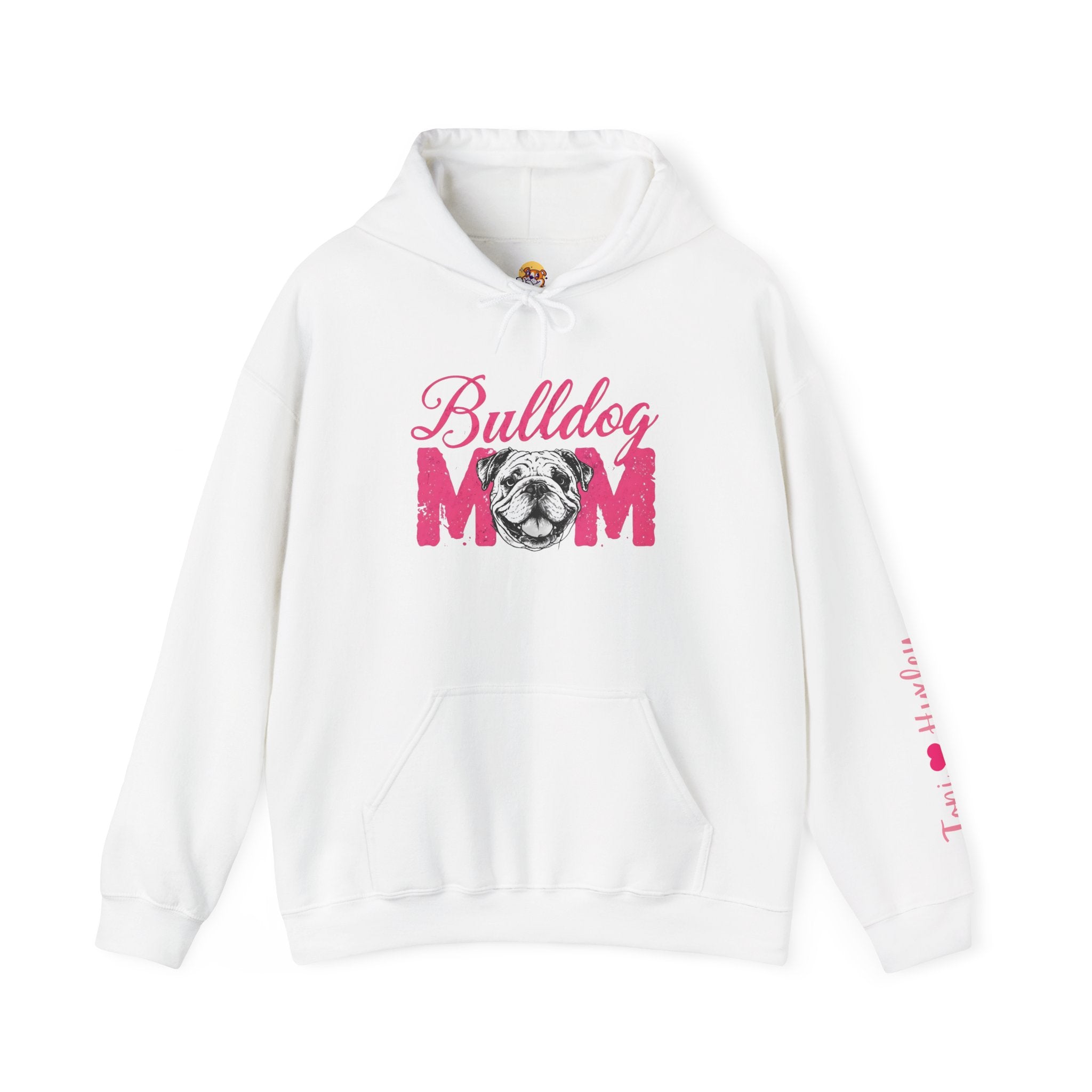 Bulldog Mom Personalized Hoodie (English)