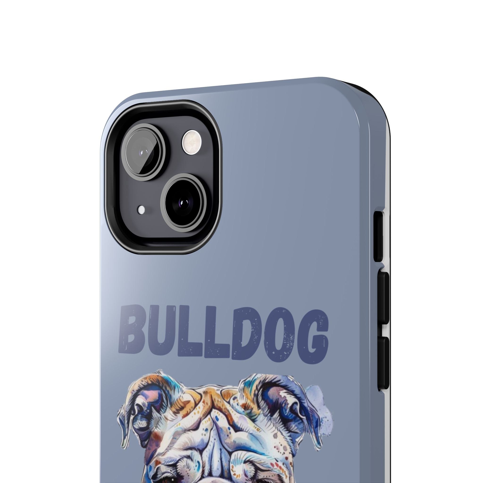 Bulldog Dad iPhone Cases (English/Watercolor) New