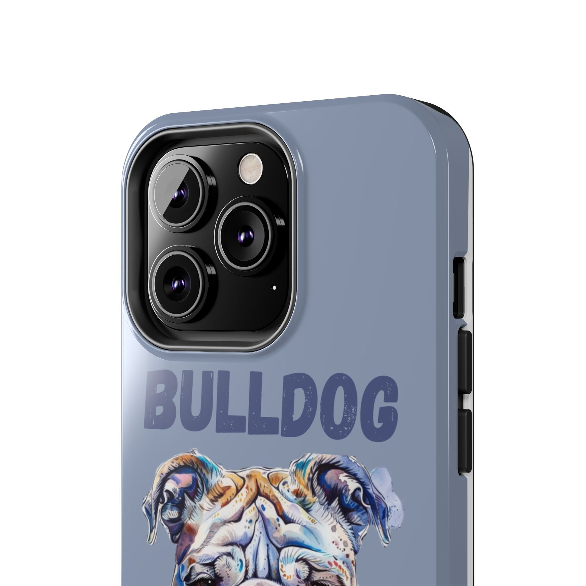 Bulldog Dad iPhone Cases (English/Watercolor) New