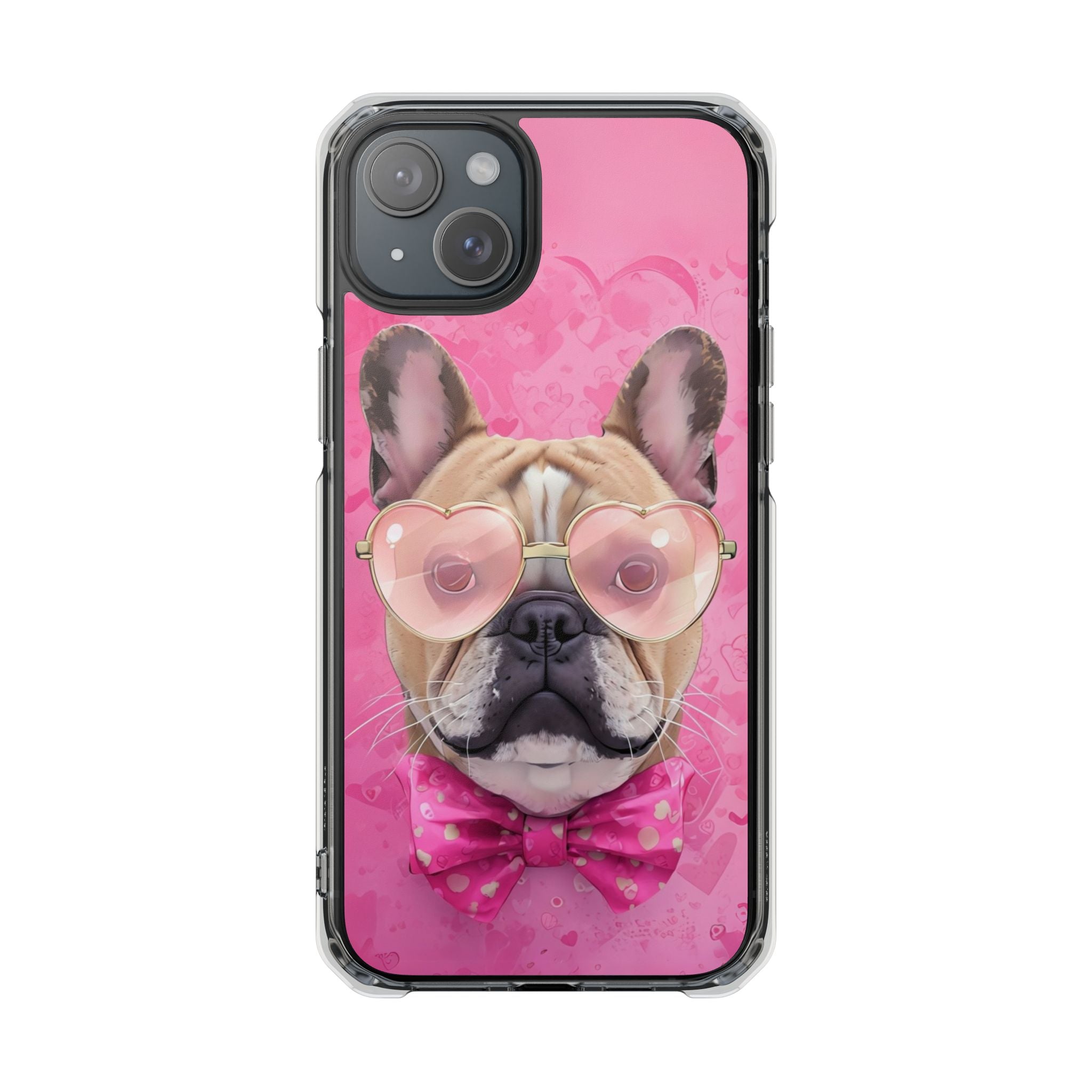 Puppy Love Protection Valentine's Day Phone Case (French)