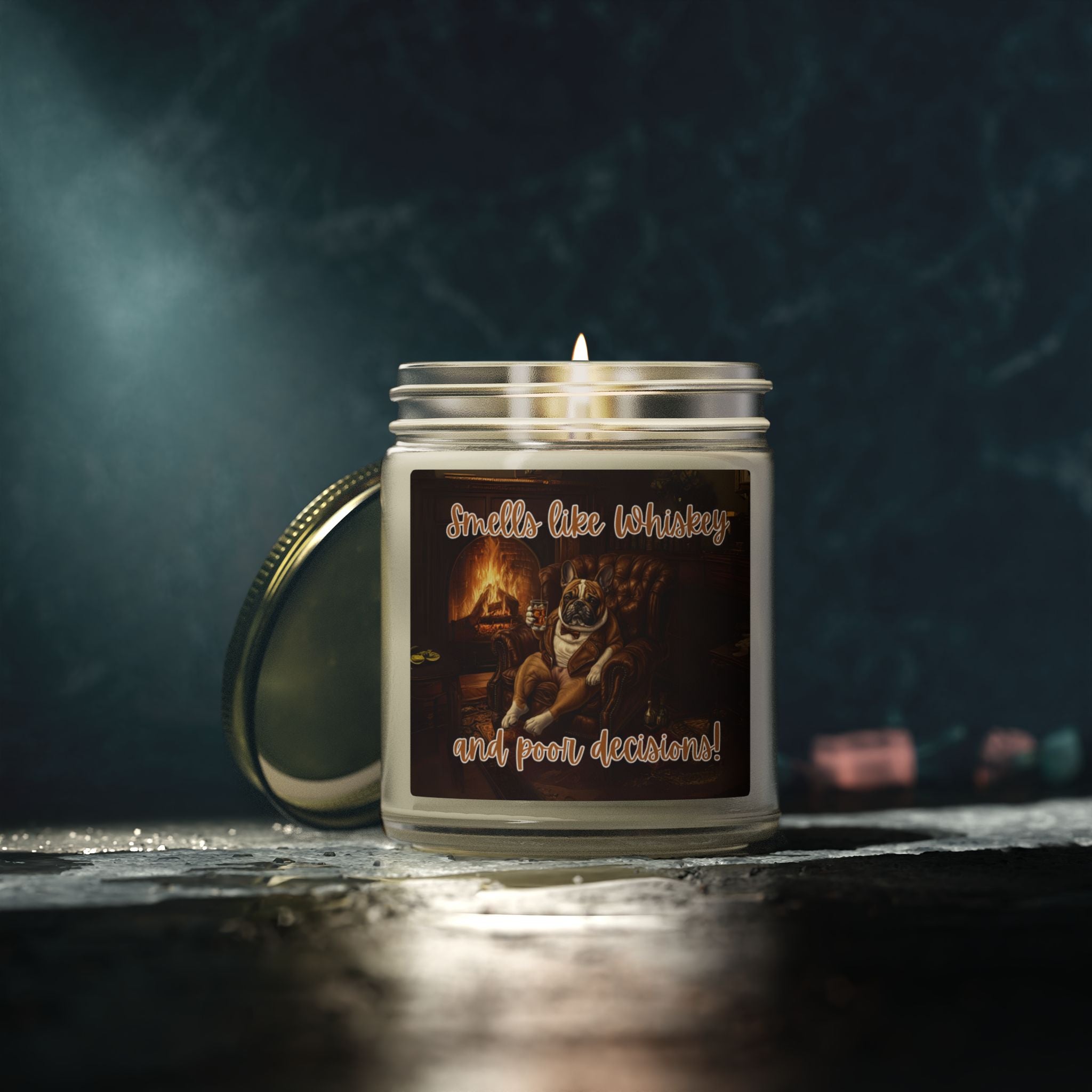 Tipsy Bully Scented Candle option 30 - French Bulldog mom home decor | Tipsy Bully