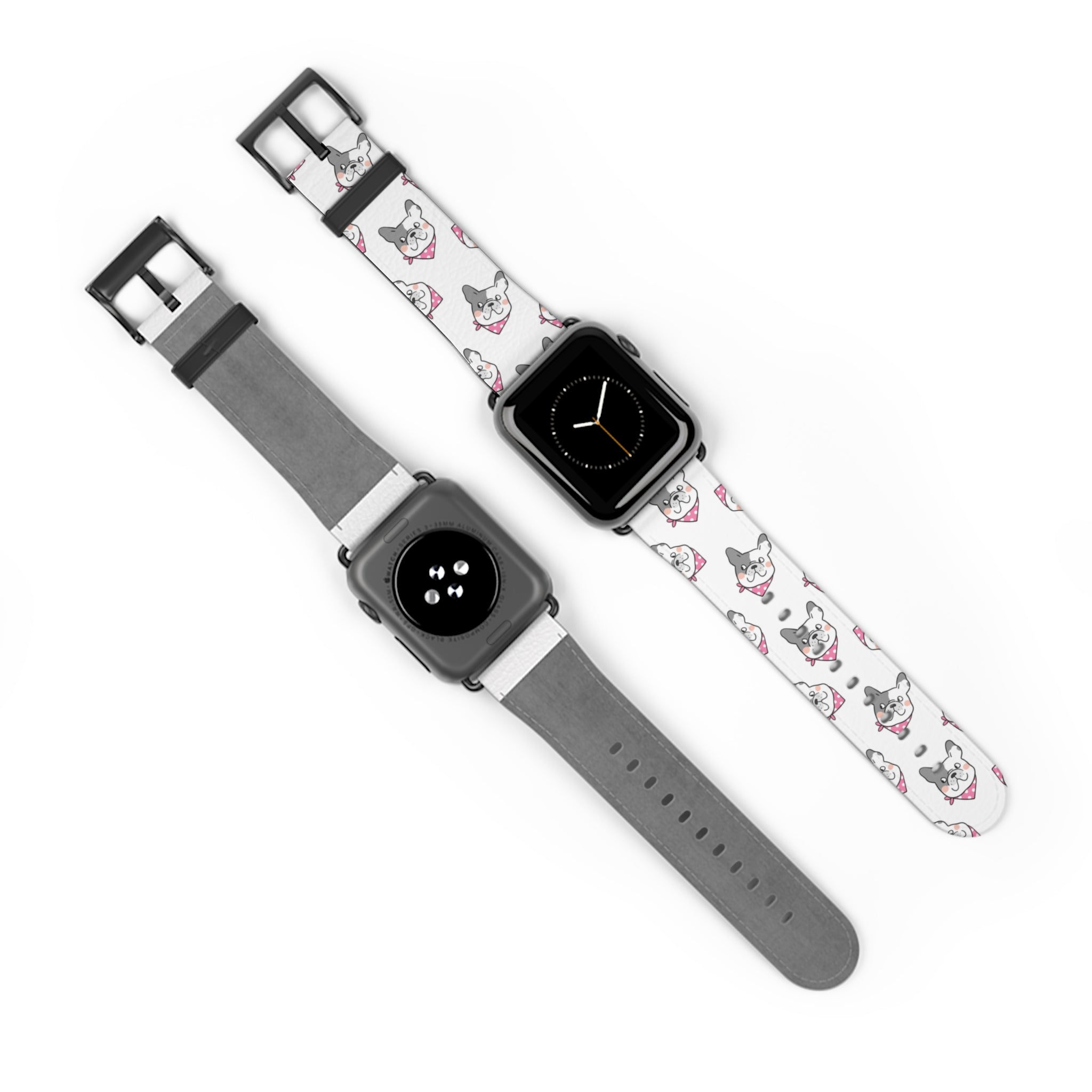 Bulldog Apple Watch Bands (French/Pink)