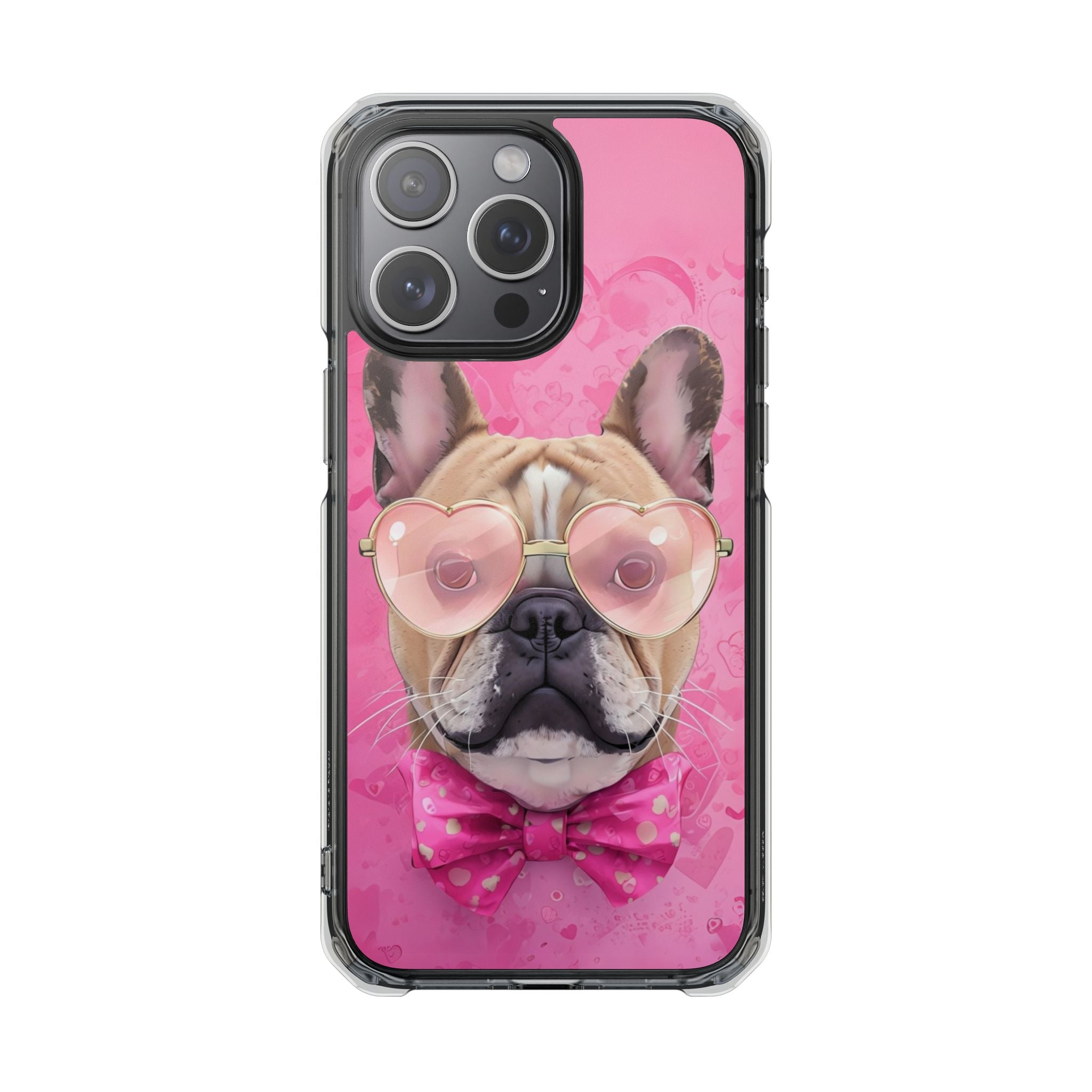 Puppy Love Protection Valentine's Day Phone Case (French)