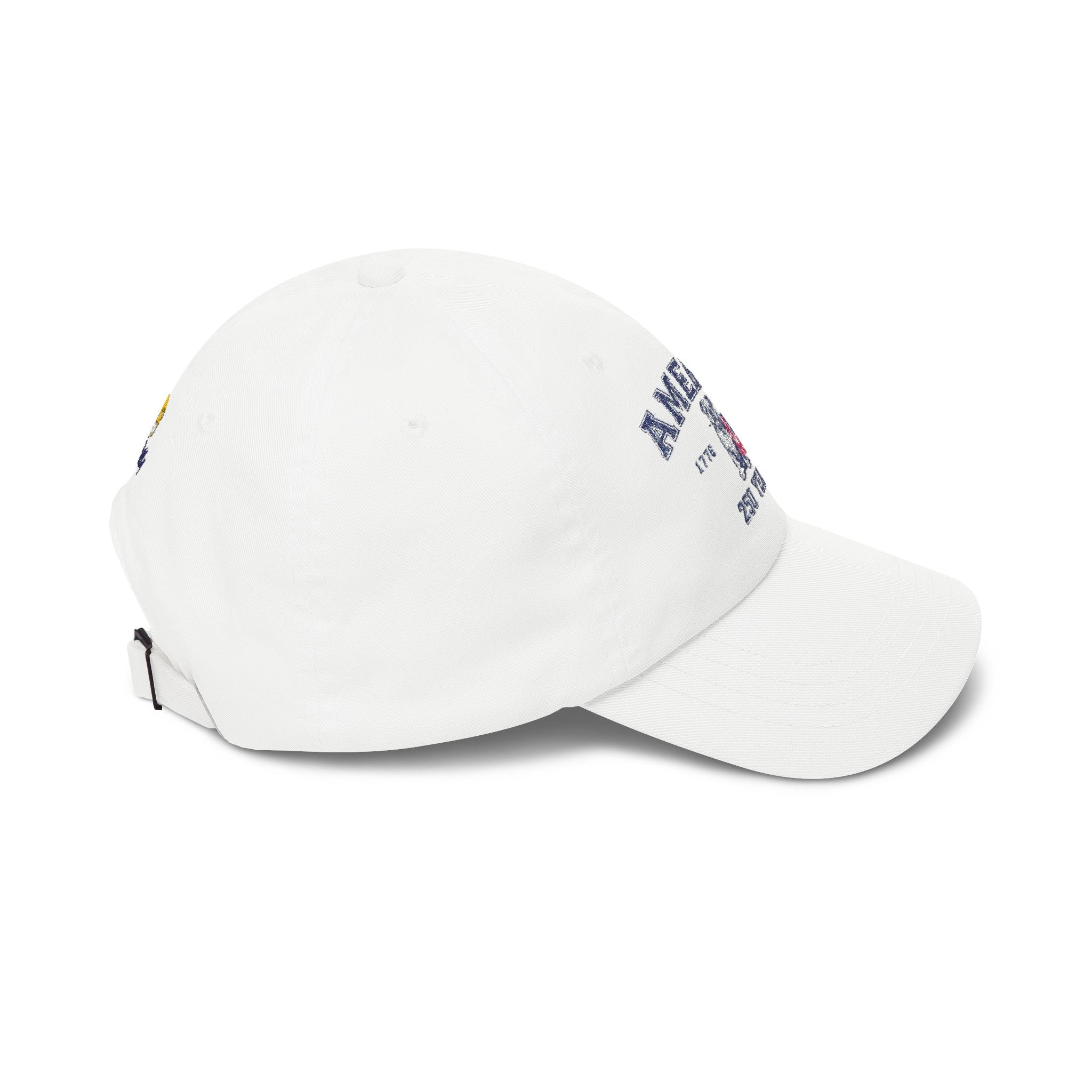 America 250 Years Dad Cap - Vintage Patriotic USA Baseball Hat (English)