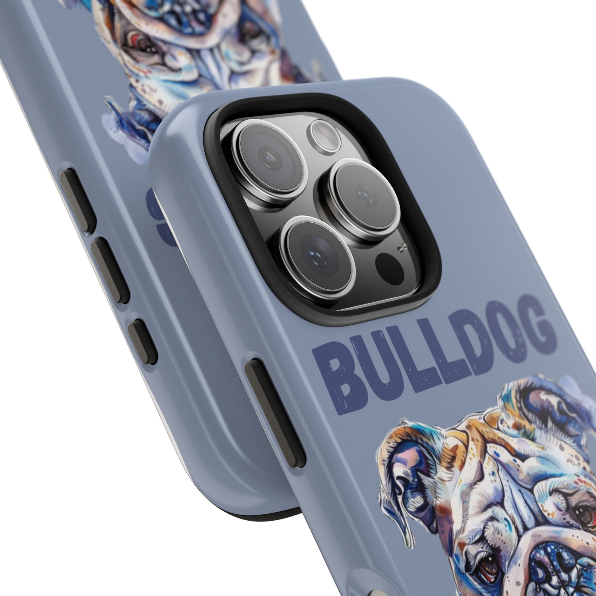 Bulldog Dad iPhone Cases (English/Watercolor) New